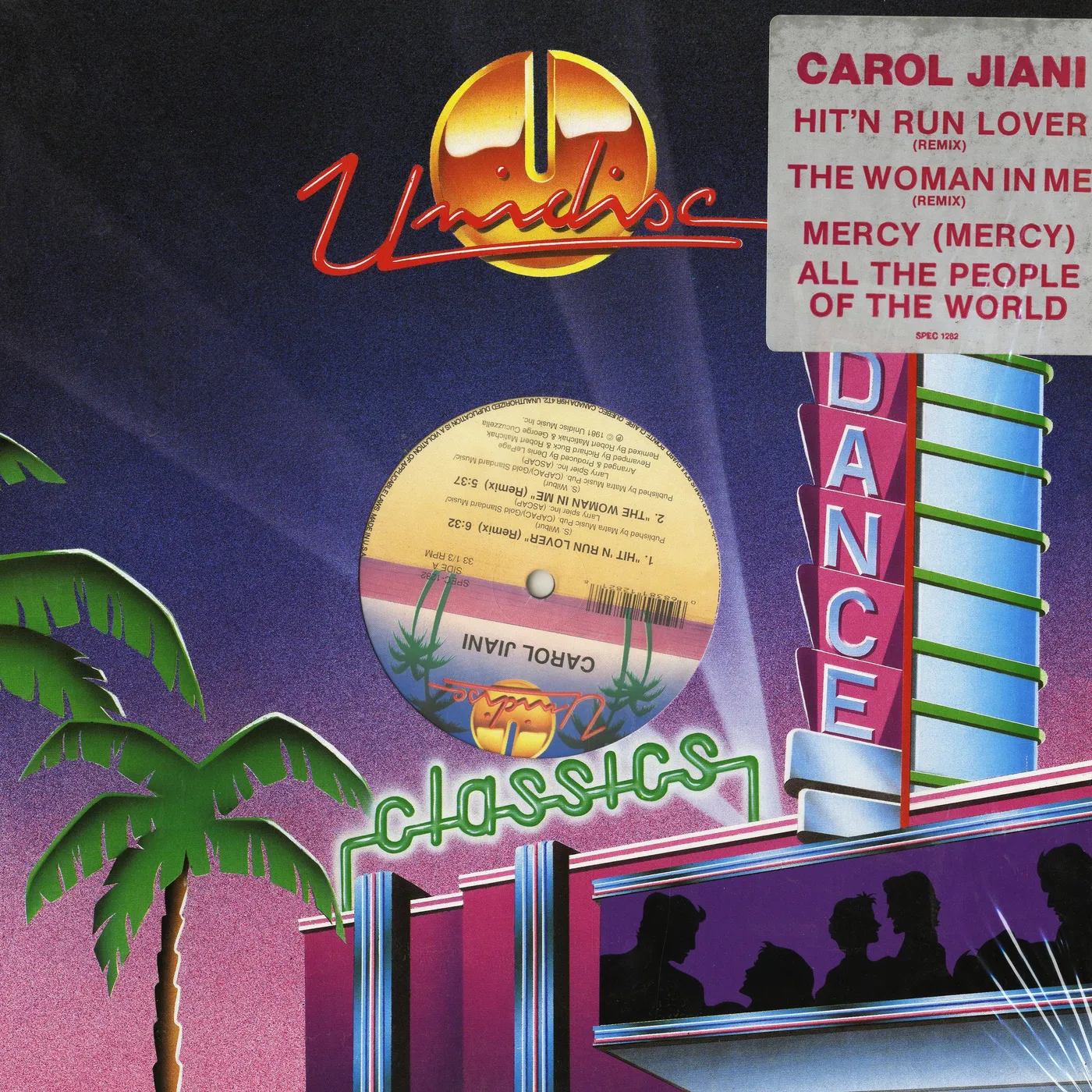 Carol Jiani - Hit 'N Run Lover/The Woman In Me/Mercy/All The People Of The World (Vinyl)