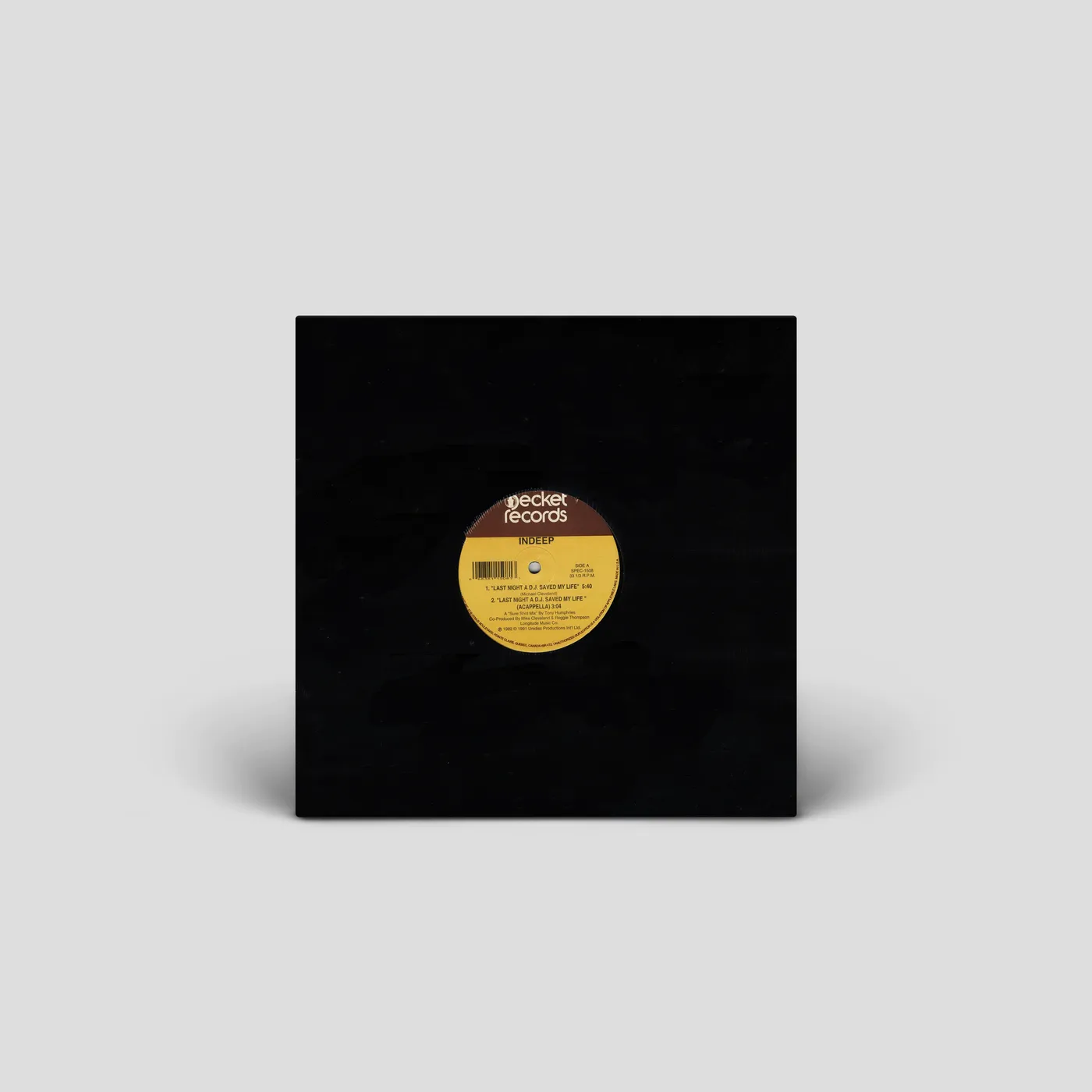 Indeep - Last Night A D.J. Saved My Life & Much More (12" Vinyl)