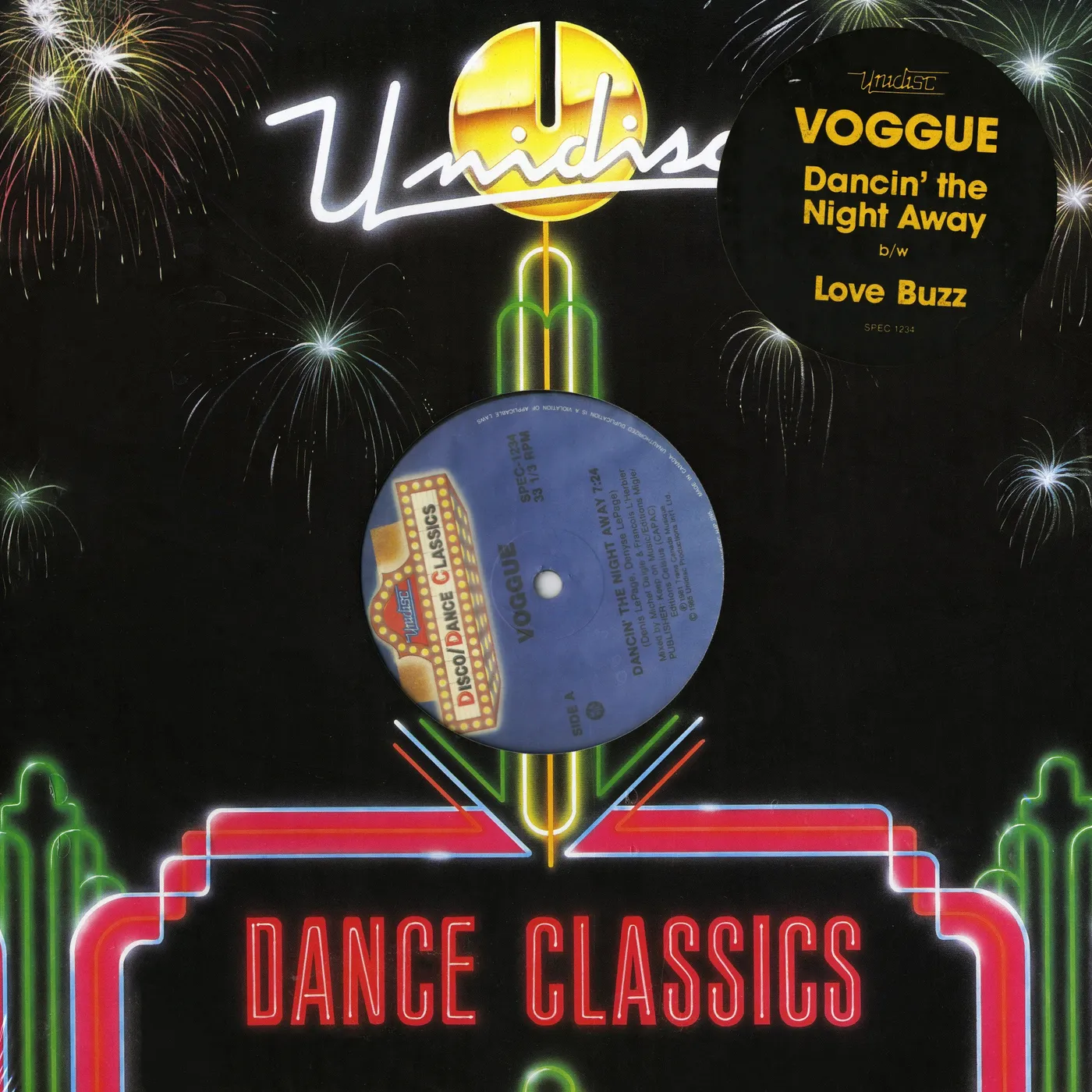 Voggue - Dancin' The Night Away/Love Buzz (Vinyl)