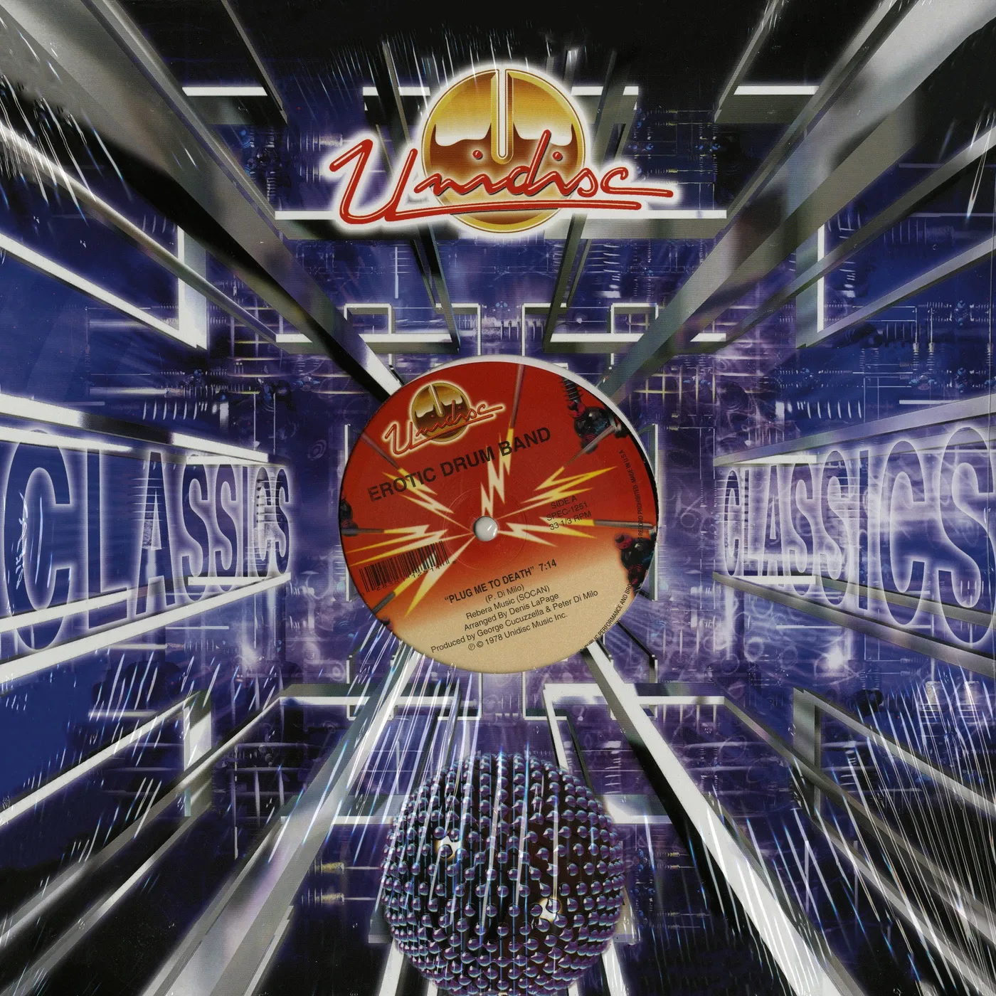 Erotic Drum Band - Plug Me To Death/Pop Muzik & Pop Pop Shoo Wah (Vinyl)