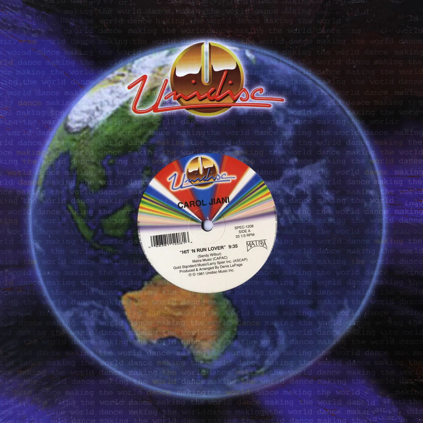 Carol Jiani - Hit 'N Run Lover/Mercy (Remix) (Vinyl)