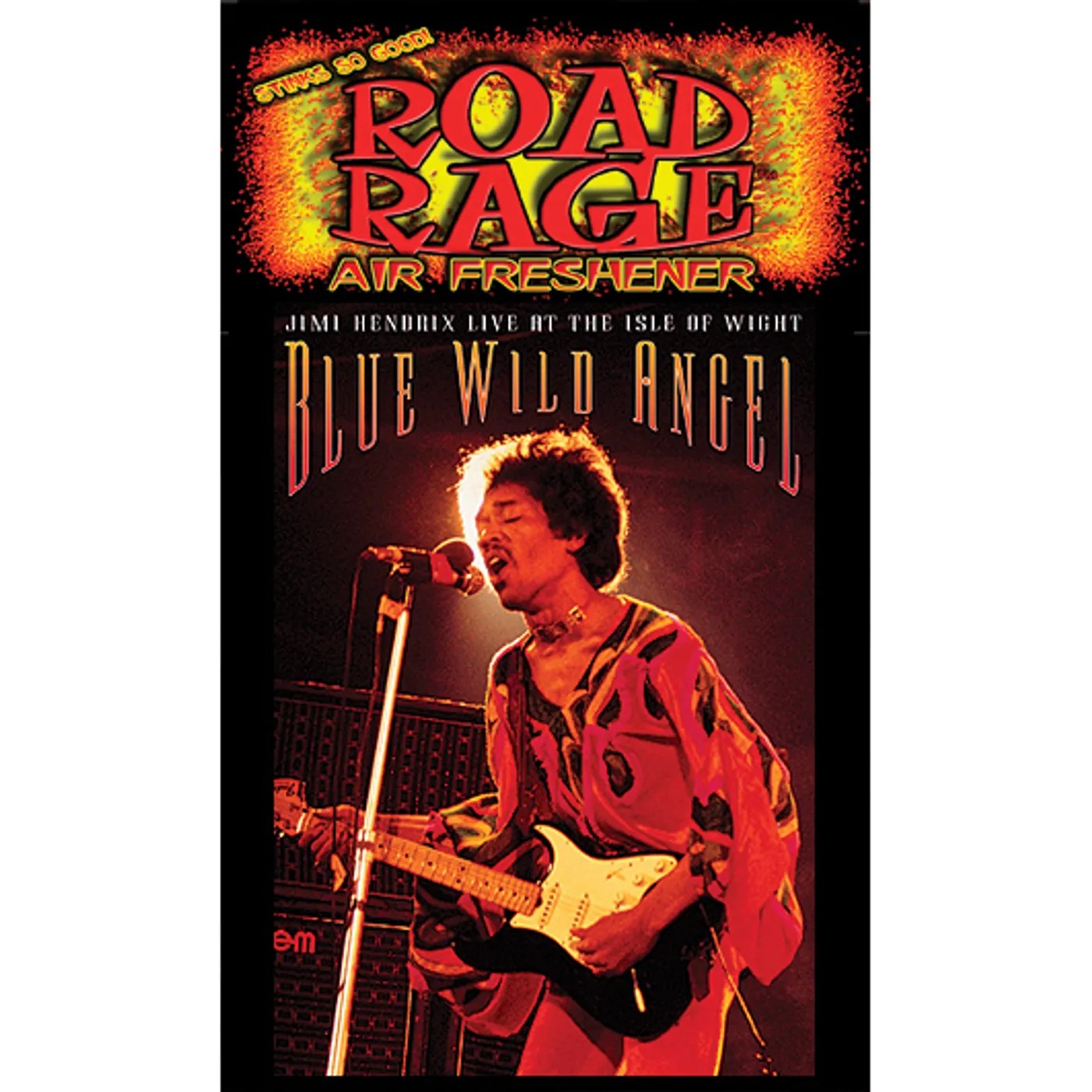 Jimi Hendrix Air Freshener Blue Wild Angel
