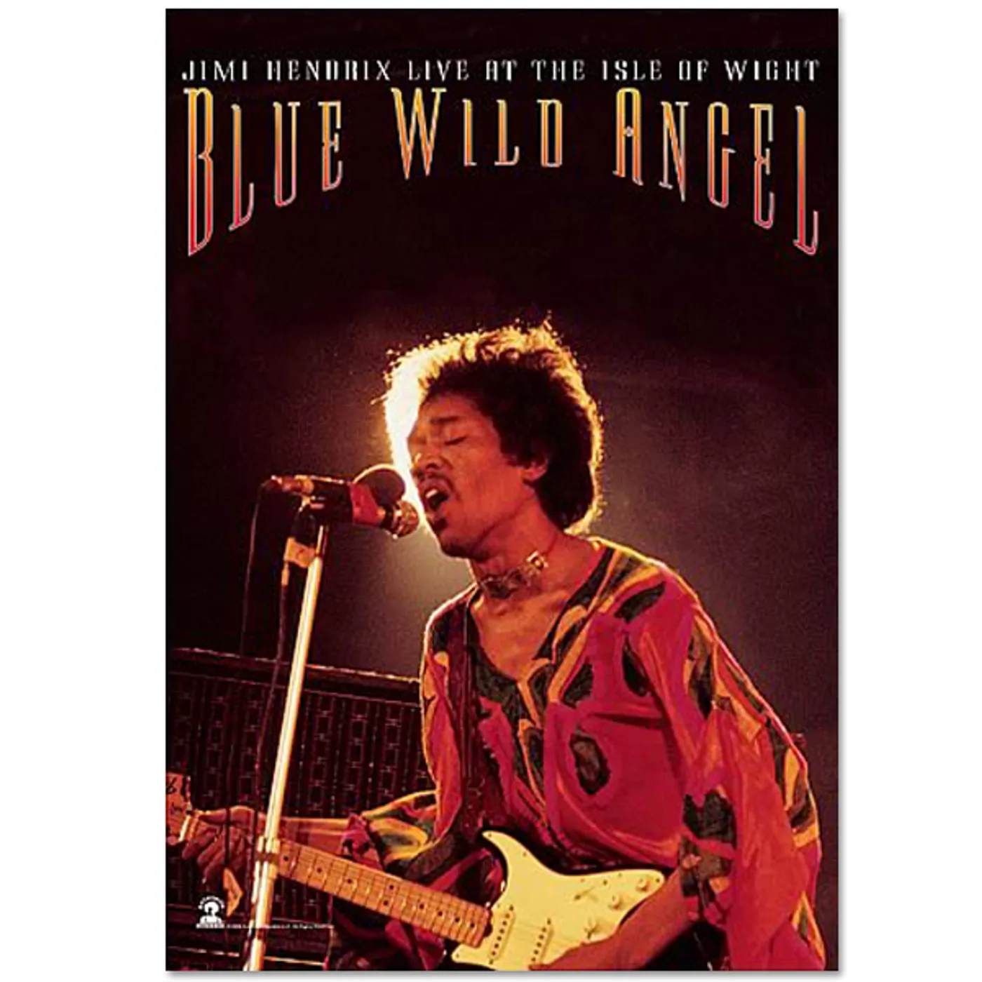 Jimi Hendrix Blue Wild Angel Wall Tapestry