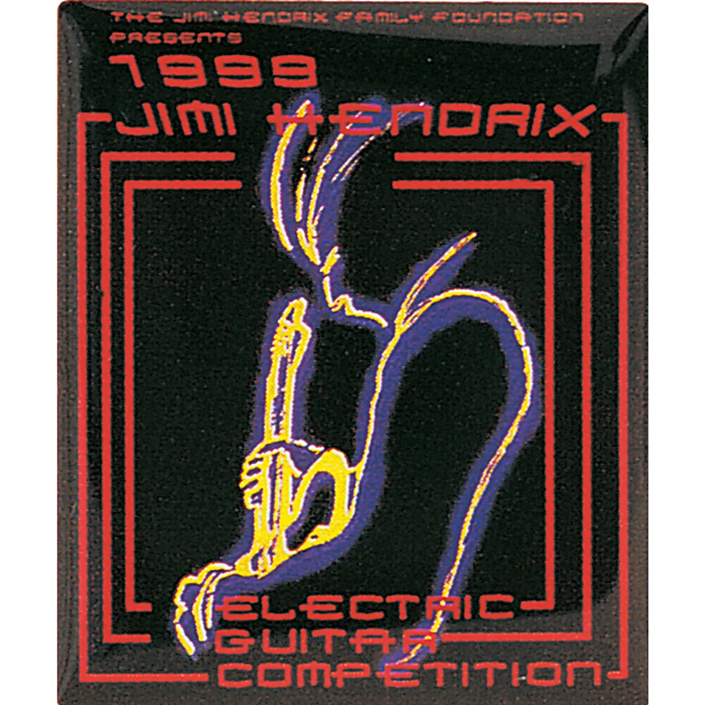 1999 Jimi Hendrix Electric Guitar Competition Pin