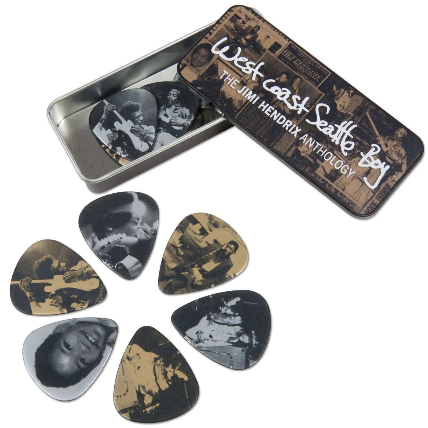 Jimi Hendrix Collector Tin West Coast Seattle Boy
