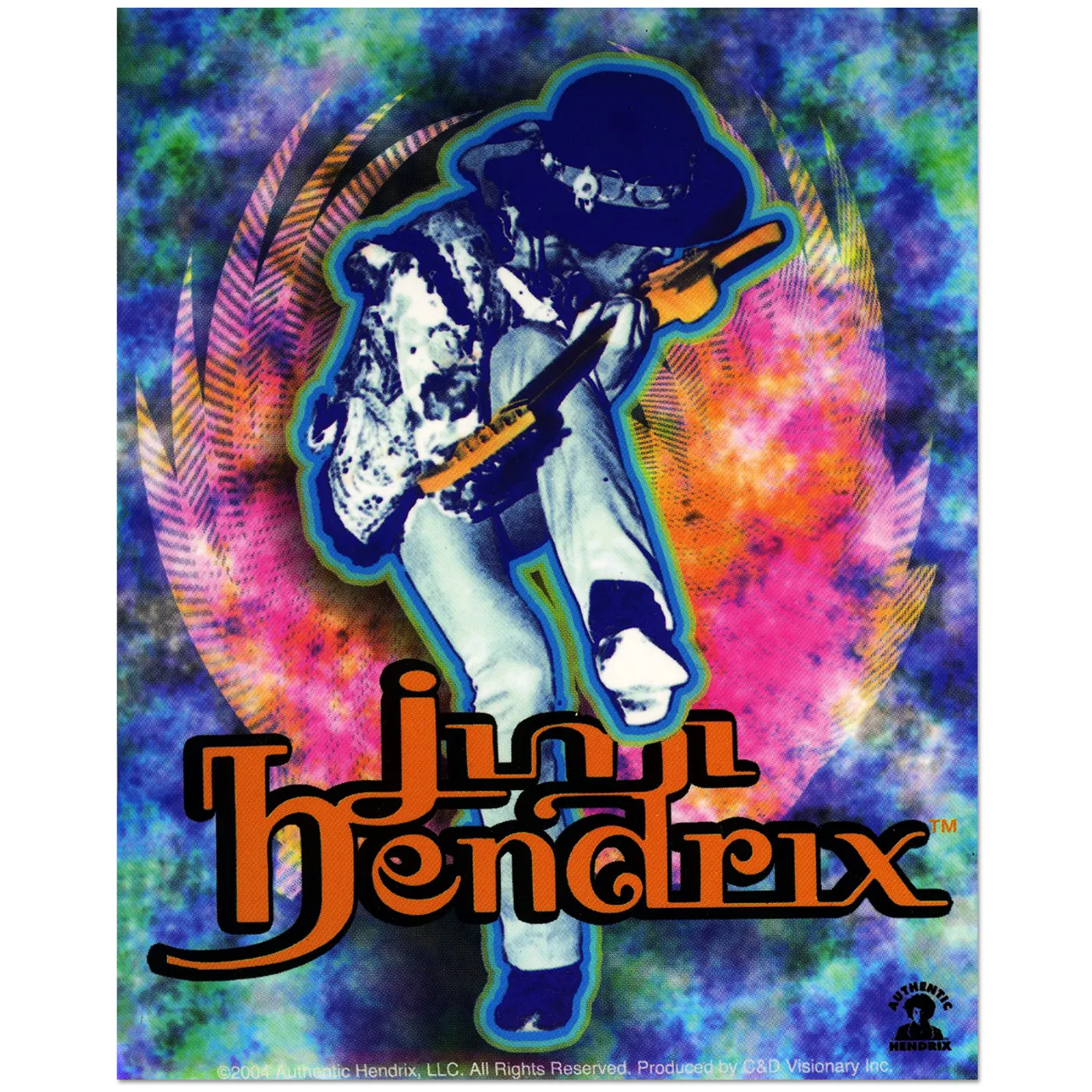 Jimi Hendrix Live In Toronto Sticker