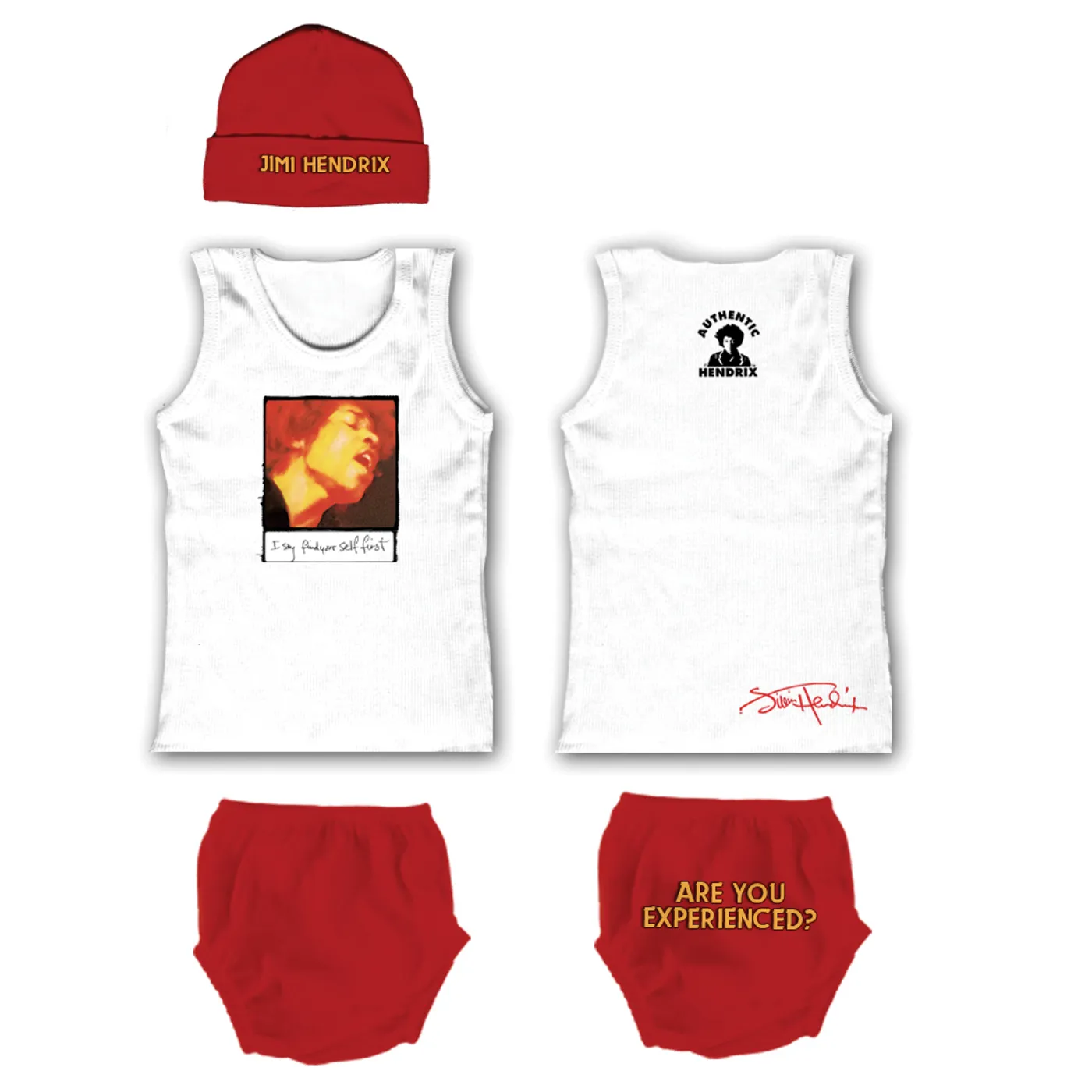 Jimi Hendrix Are You Experienced Gift Set W/ Tank Top