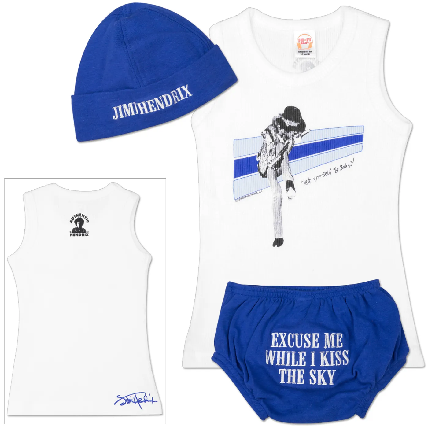 Jimi Hendrix Kiss the Sky Gift Set W/Tank Top