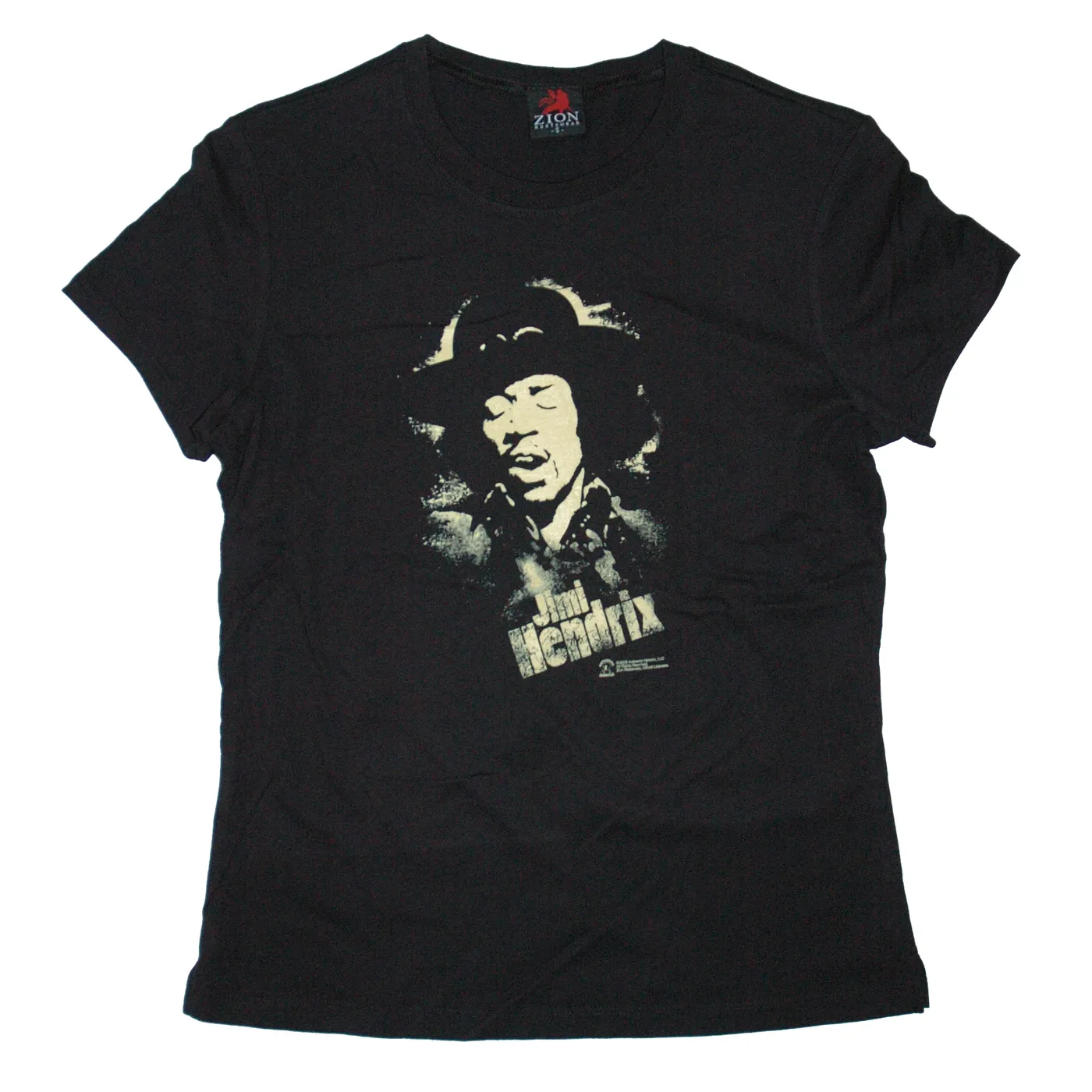 Jimi Hendrix Hendrix Stencil Ladies T-Shirt