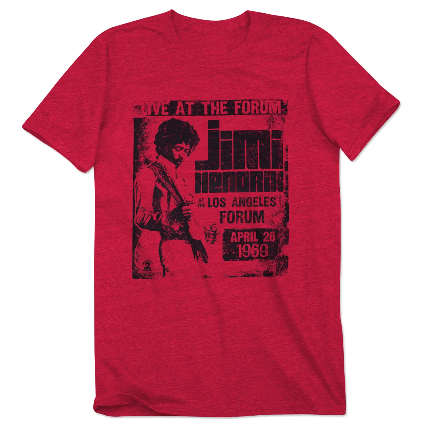 Jimi Hendrix Live at the Los Angeles Forum 1969 T-shirt