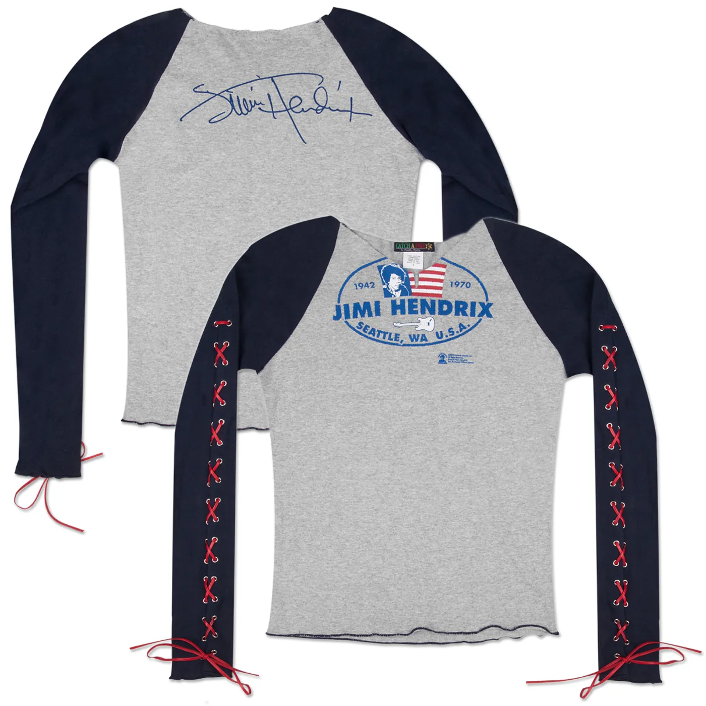 Jimi Hendrix Hendrix 1942-1970 Laced Shirt By Cedella Marley
