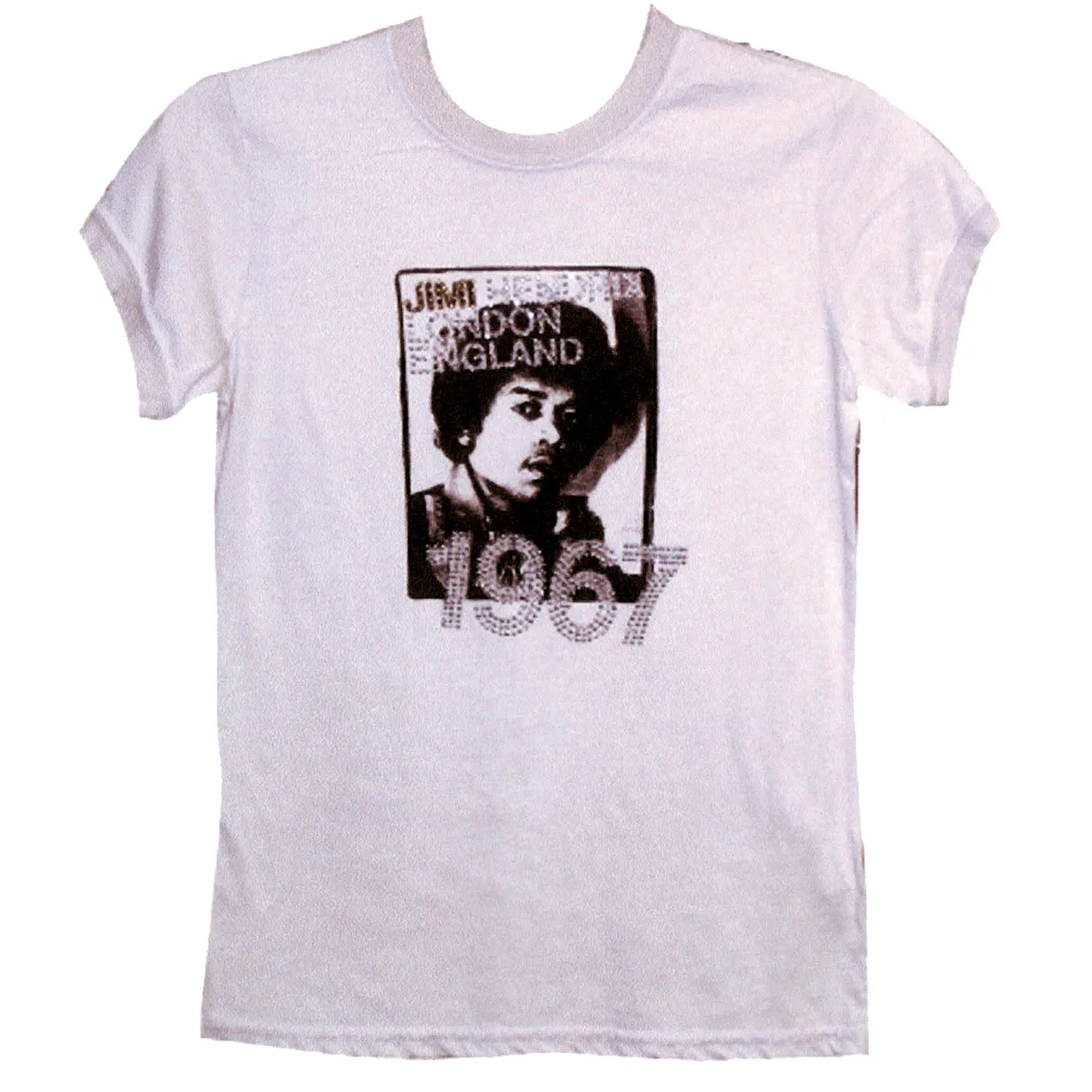 Jimi Hendrix Hendrix London Sparks 1967 Ladies T-Shirt