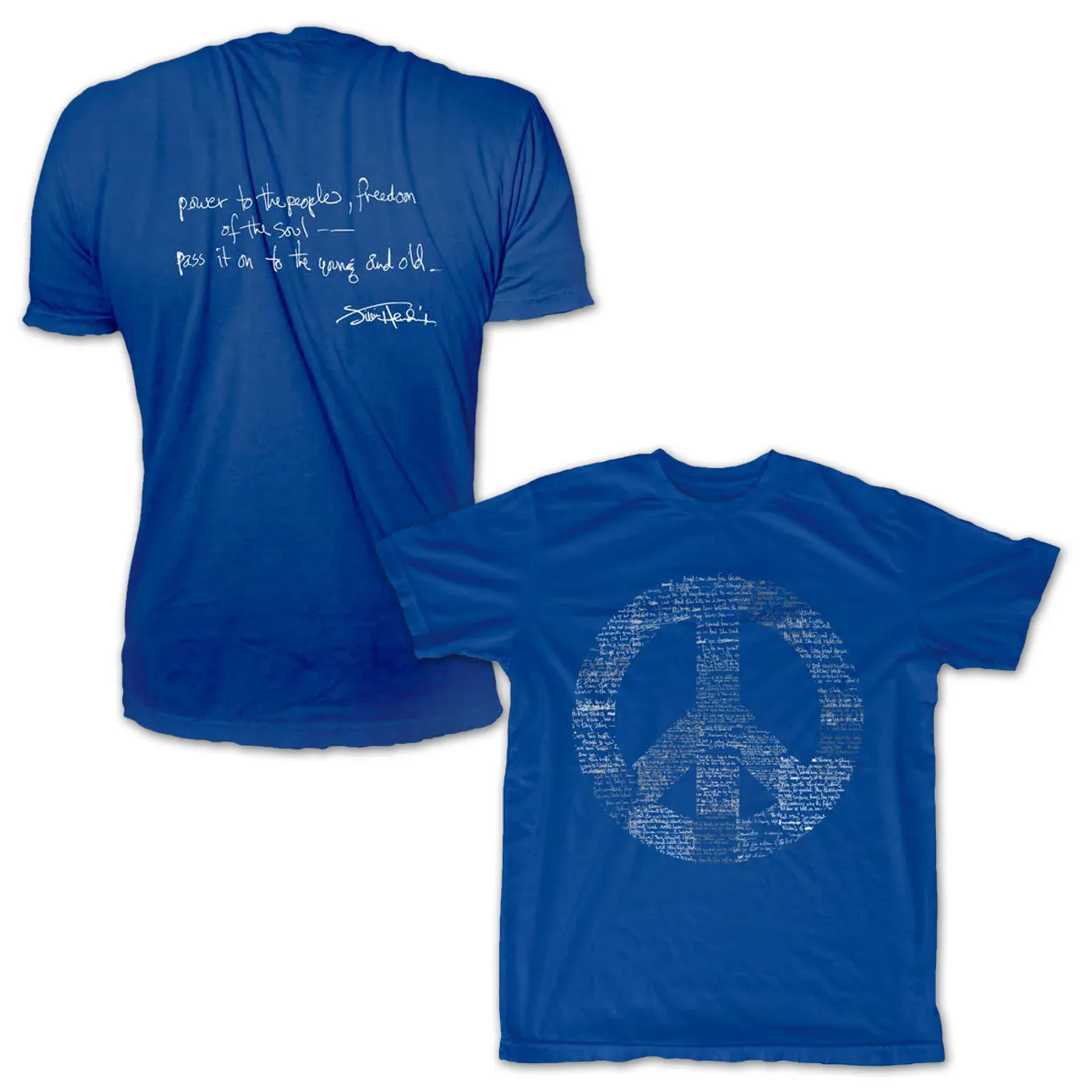 Jimi Hendrix Hendrix Power to the People Ladies T-Shirt