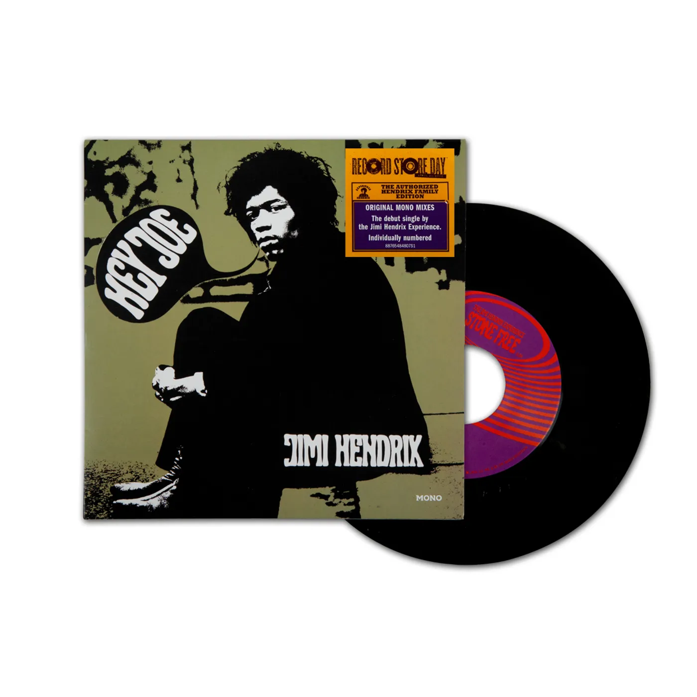 Jimi Hendrix - Hey Joe / Stone Free 7" Vinyl LP