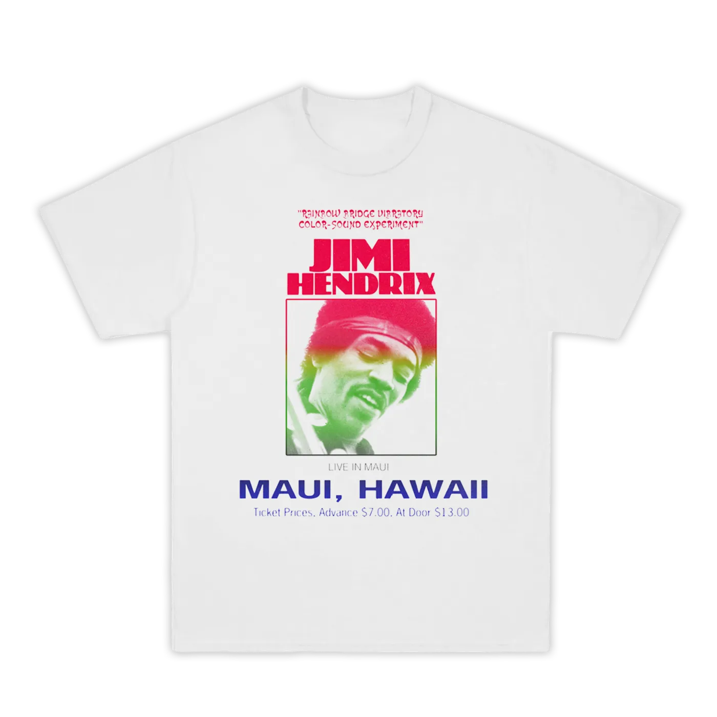 Jimi Hendrix MAUI GIG POSTER TEE