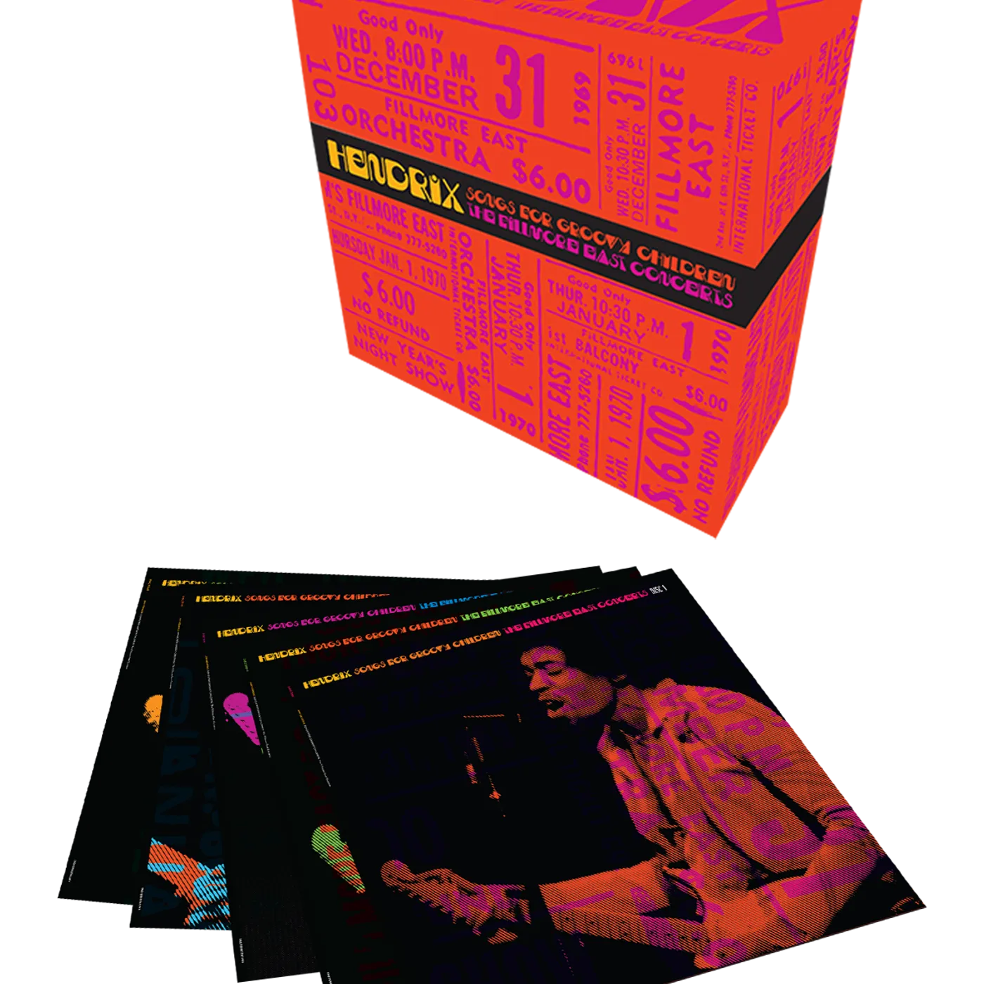 Jimi Hendrix Songs For Groovy Children: The Fillmore East Concerts (5 CD Set)