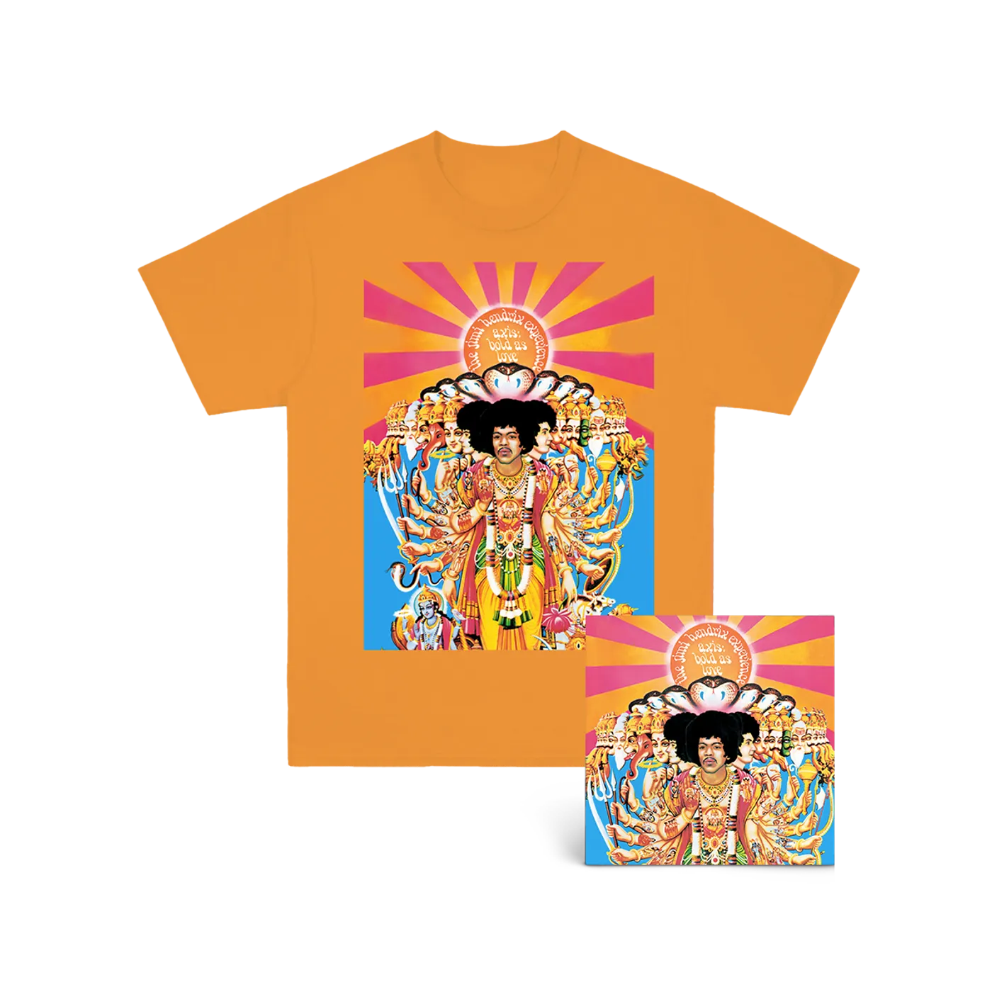 Jimi Hendrix Axis: Bold As Love Tee + Album