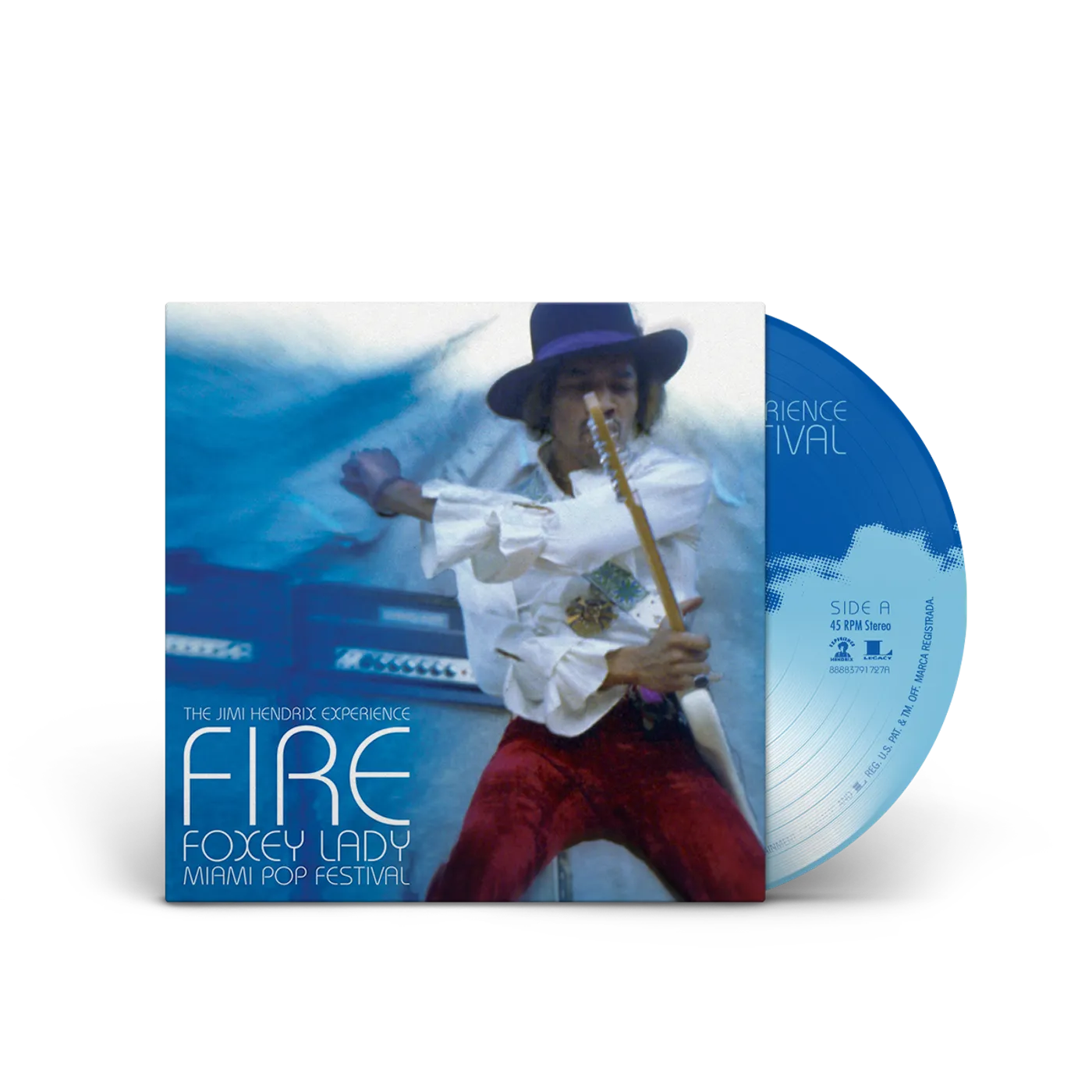 The Jimi Hendrix Experience: Fire/Foxey Lady 7" LP (Vinyl)