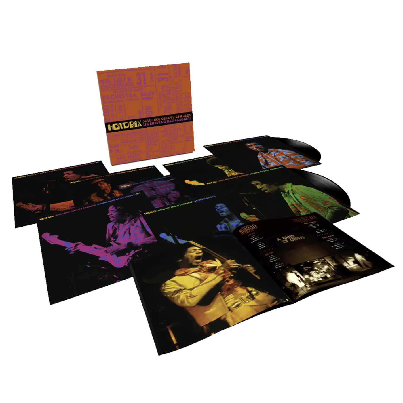 Jimi Hendrix Songs For Groovy Children: The Fillmore East Concerts Exclusive Numbered Version (8 LP Set) (Vinyl)