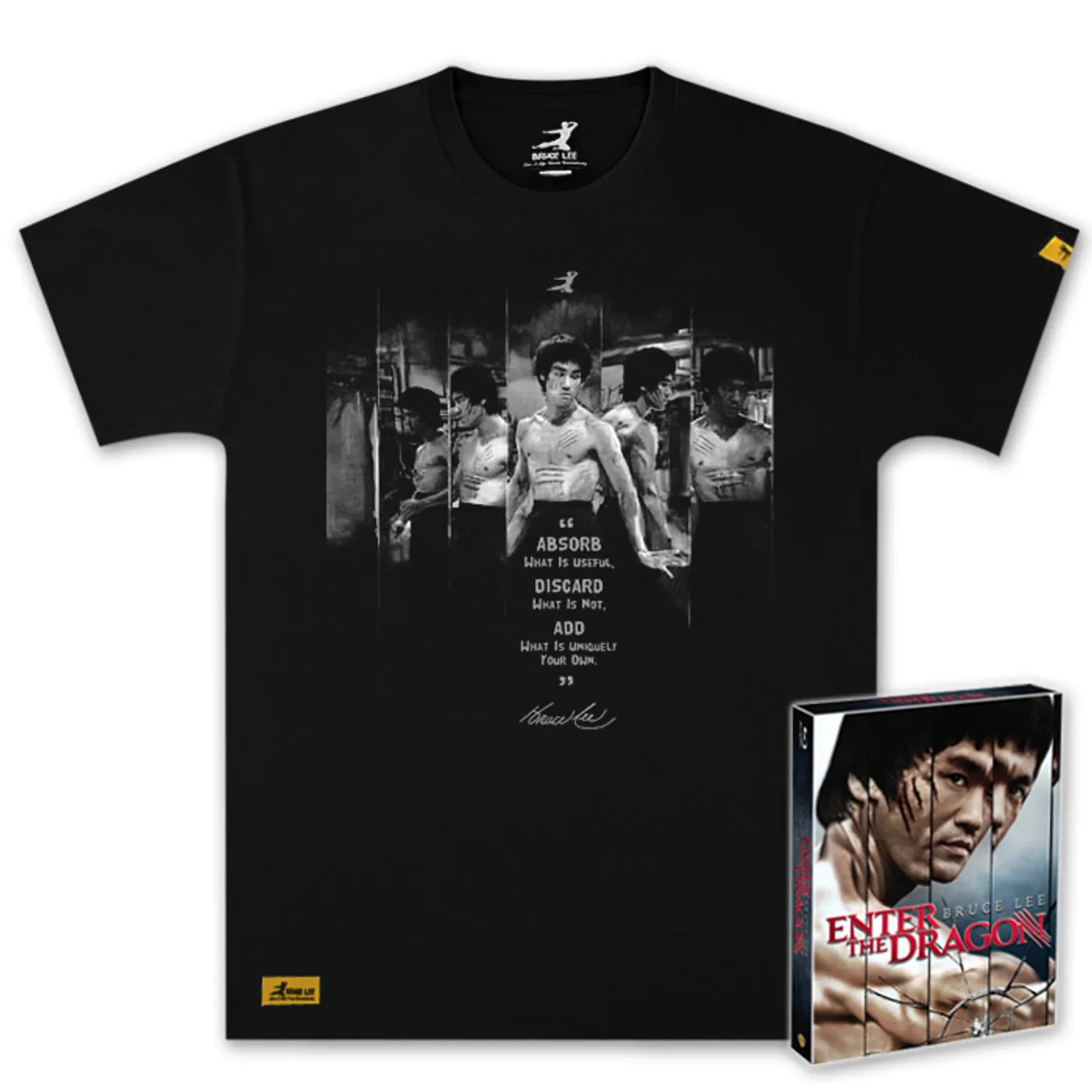 Bruce Lee 40th Anniversary Enter the Dragon BluRay and Exclusive T-Shirt Combo Pack