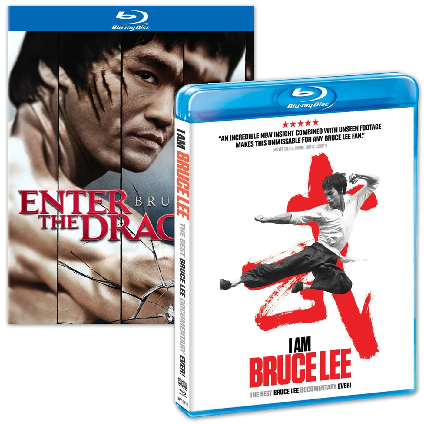 Bruce Lee Enter the Dragon 40th Anniversary BluRay and I Am Bruce Lee BluRay Combo Pack
