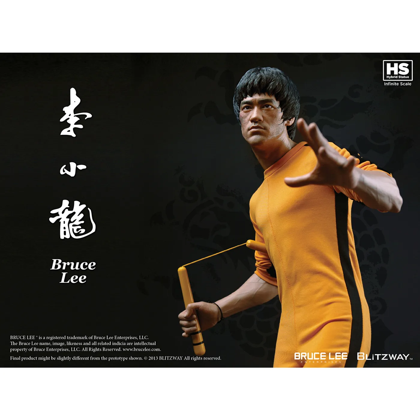 Bruce Lee Ltd Edition 40th Anniversary Statue by BLITZWAY