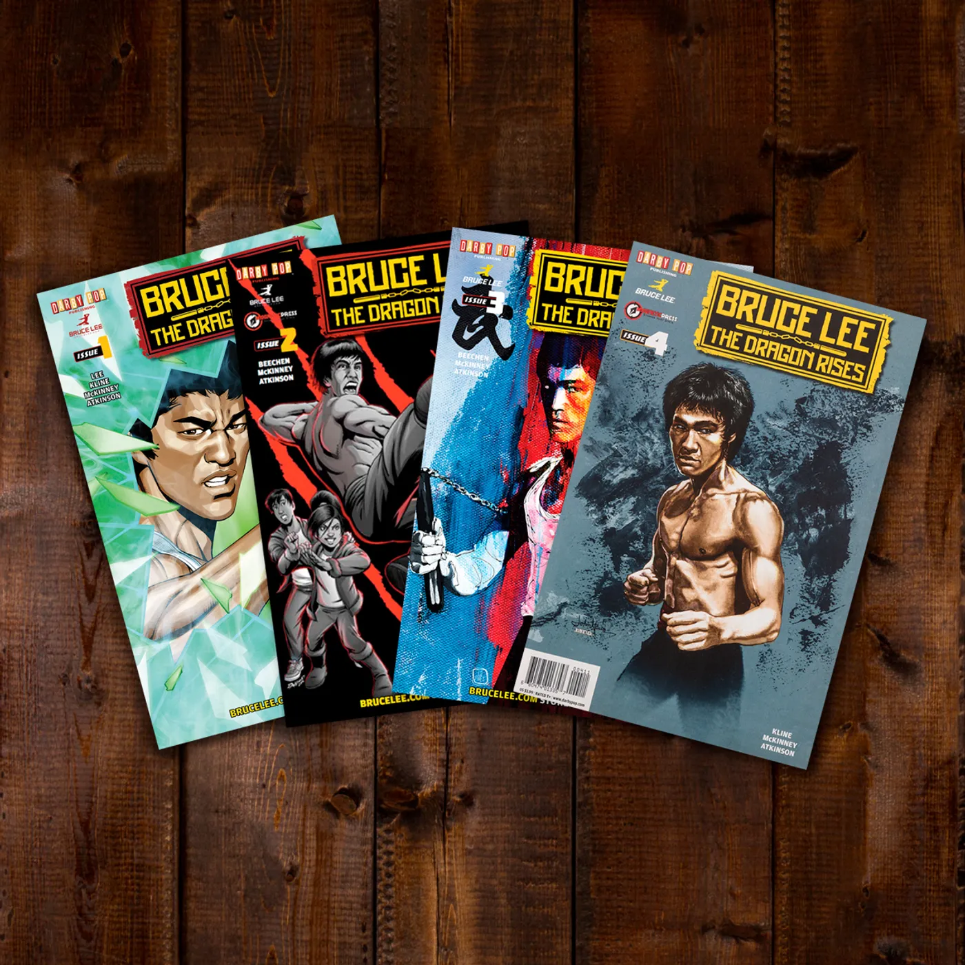 Bruce Lee: The Dragon Rises Issues 1-4 Bundle #4