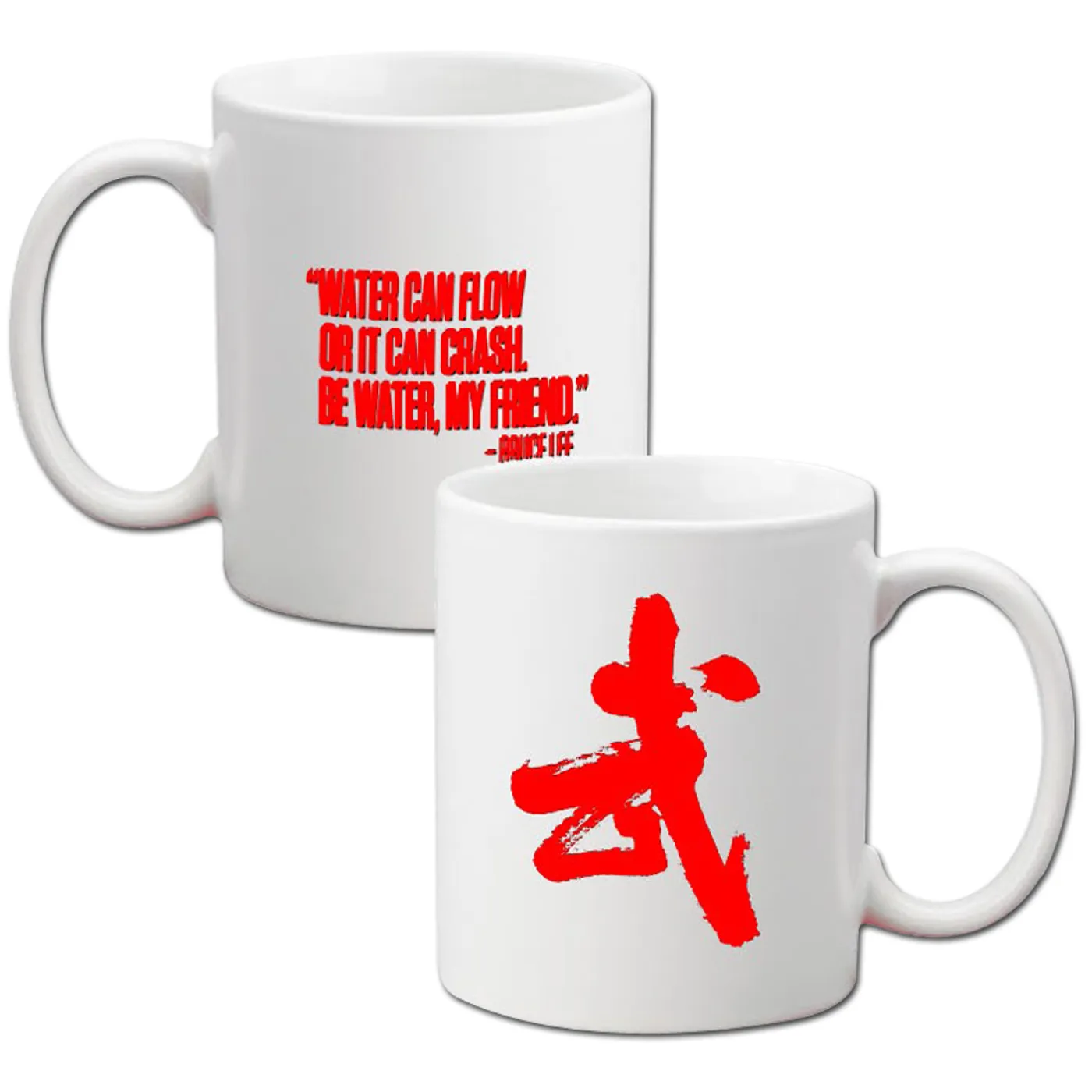 XL I Am Bruce Lee 11oz Mug - White w/Red