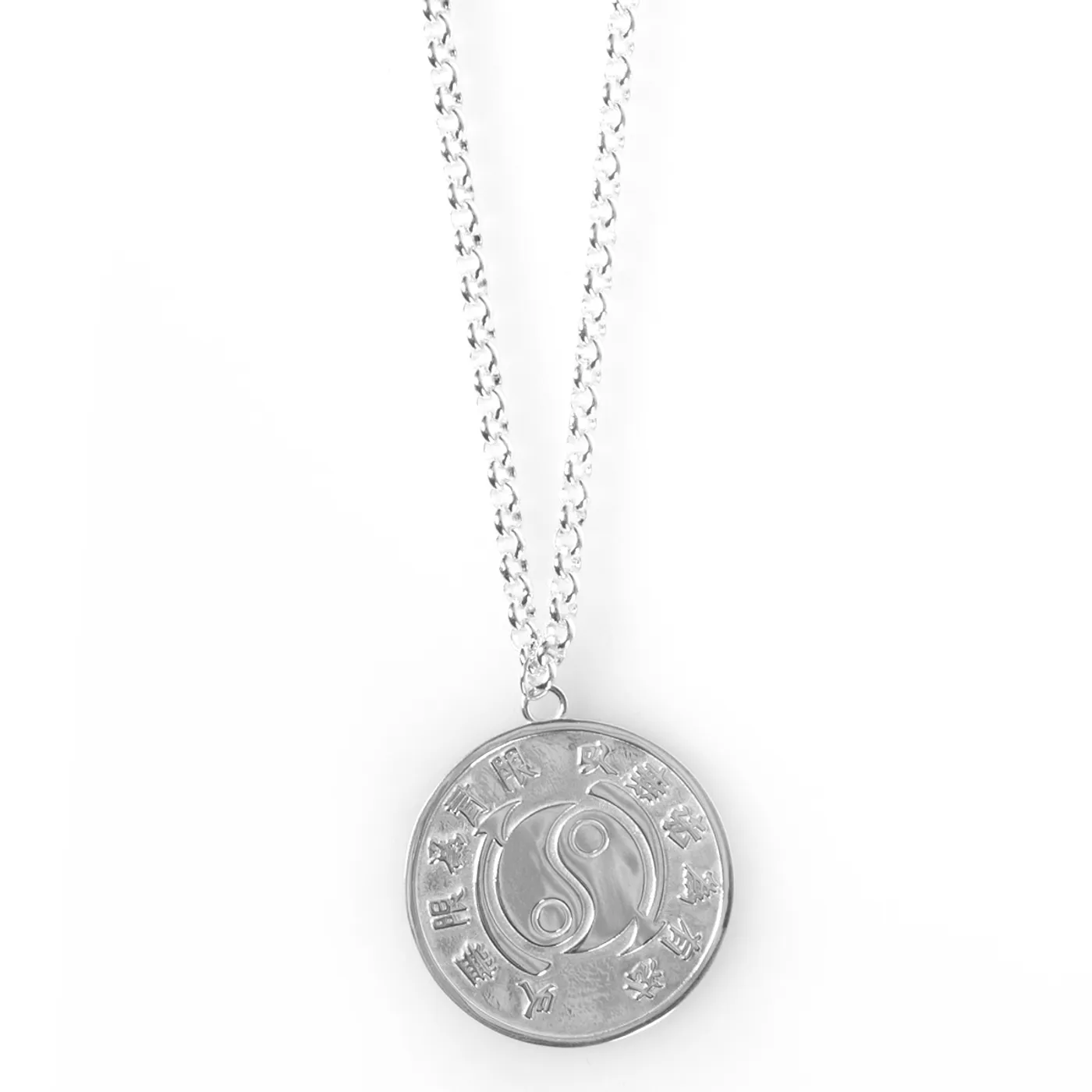 Bruce Lee Core Symbol Medallion w/ 18" Chain - A Bruce Lee Store Exclusive