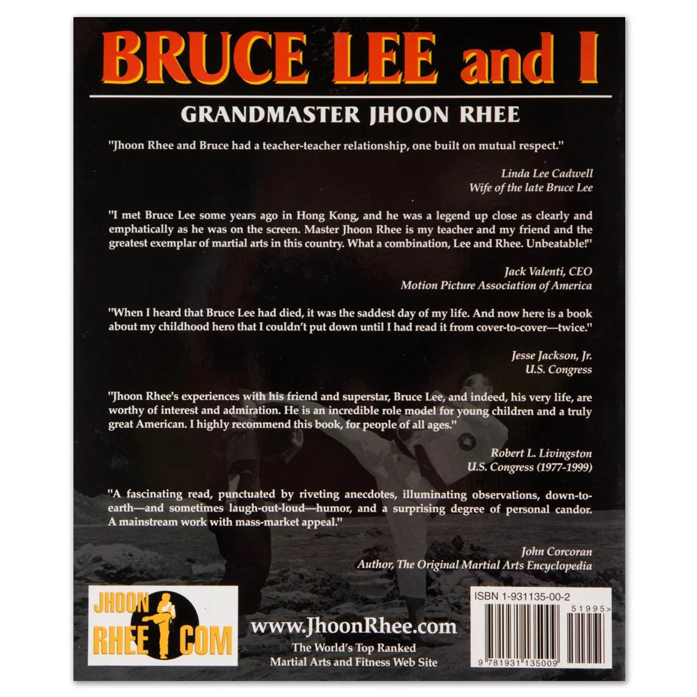 Bruce Lee and I by Jhoon Rhee