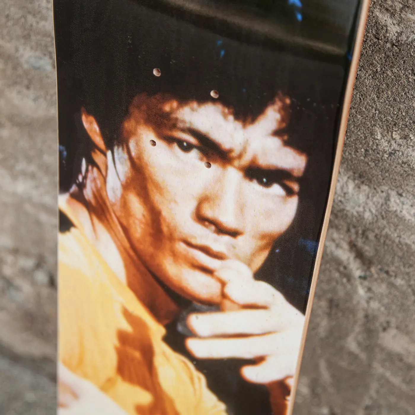 Bruce Lee Yellow Jumpsuit Skateboard Deck