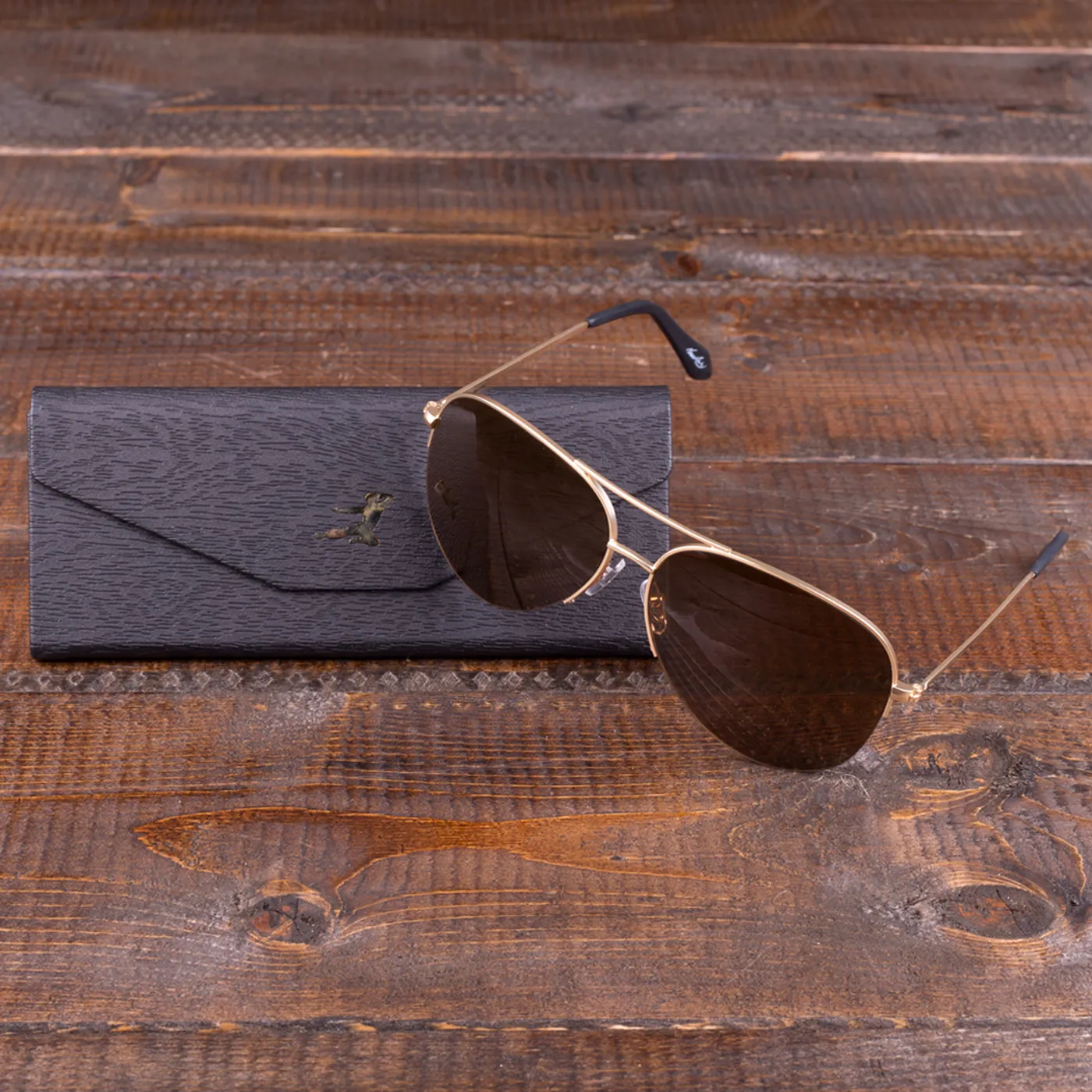 Bruce Lee Aviator Sunglasses w/ case