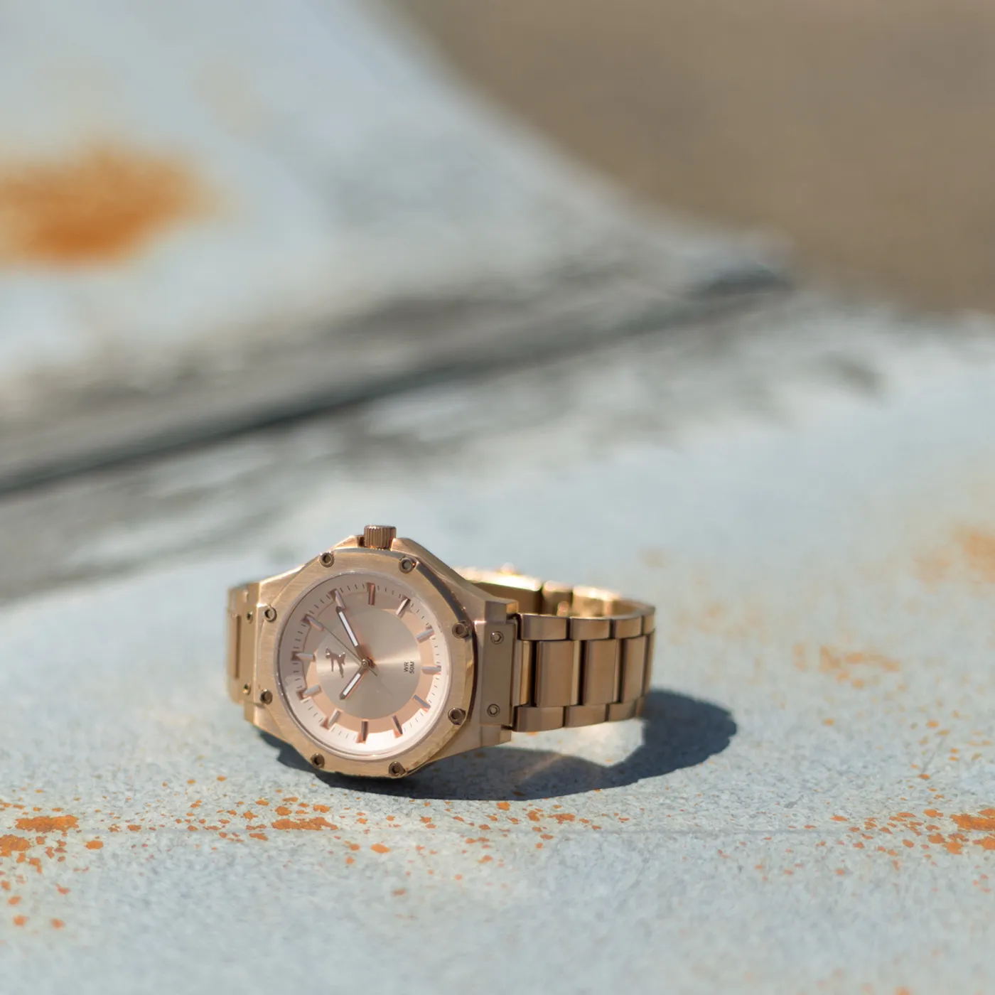 Women's Bruce Lee Ambassador S Rose Gold Meister Watch with Stainless Steel Band