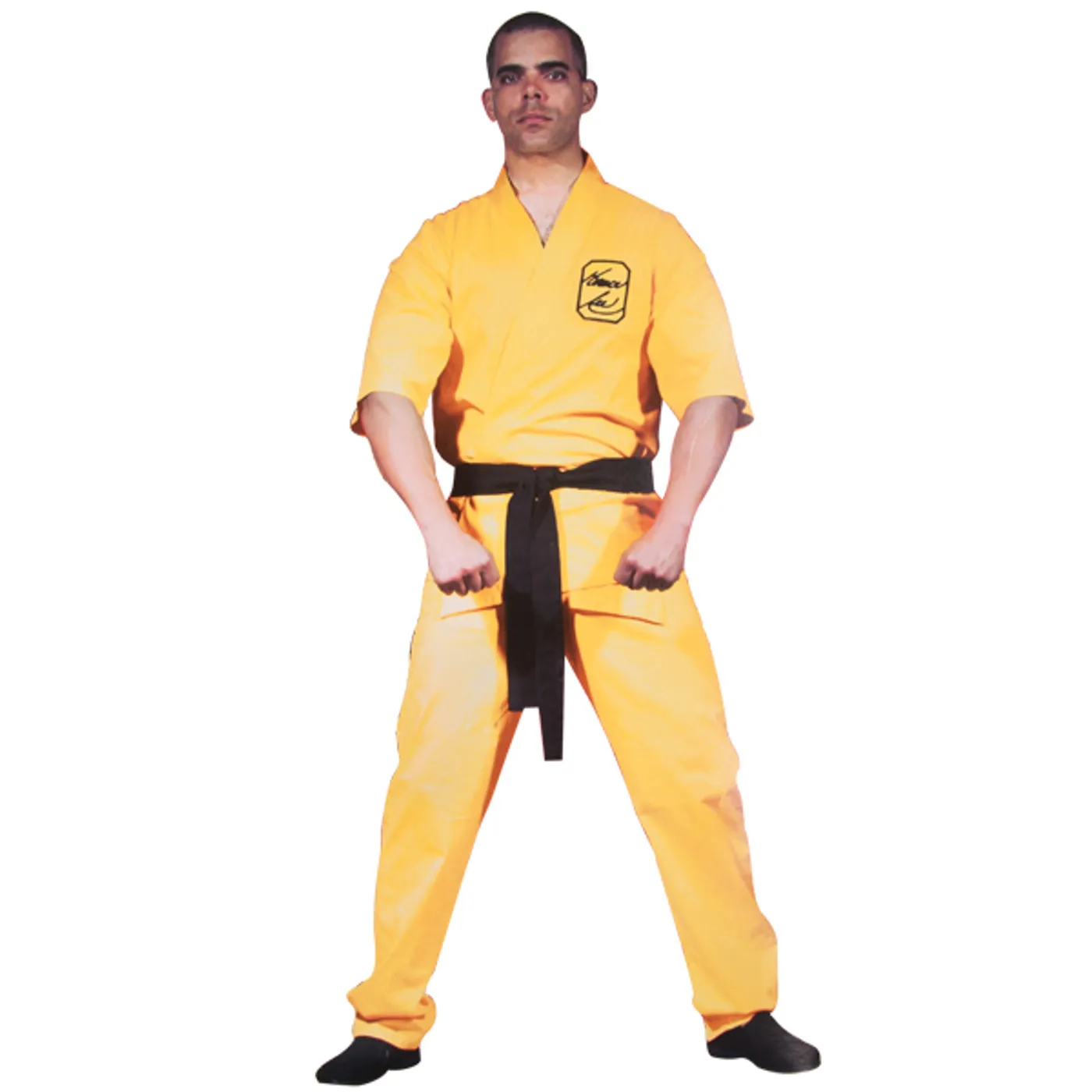 Bruce Lee Yellow Martial Arts Uniform 