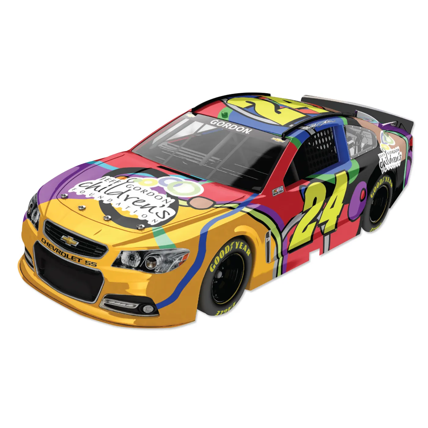 Hendrick Motorsports Jeff Gordon  - #24 Jeff Gordon Children's Foundation 2014 Fantasy Nascar Sprint Cup Series Diecast 1:64 Scale