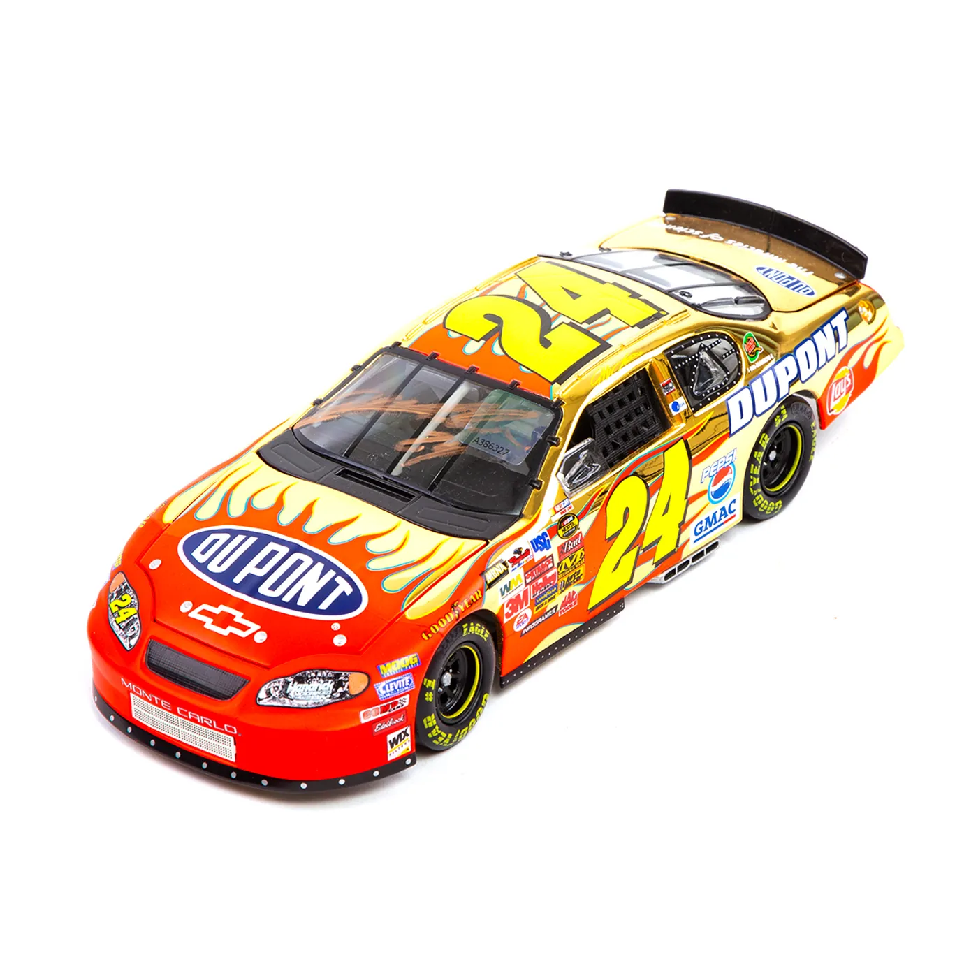 Hendrick Motorsports AUTOGRAPHED 2004 Jeff Gordon DuPont 24KT Gold 1:24 Scale Die Cast