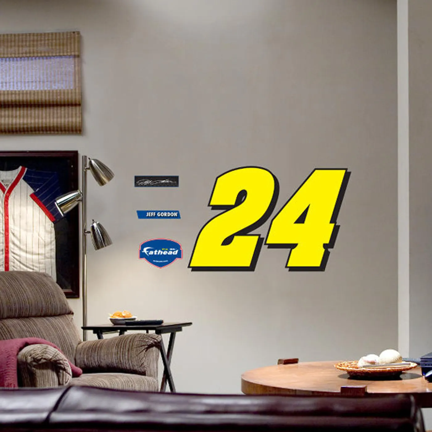 Hendrick Motorsports Jeff Gordon Fathead Number 24 Wall Graphic