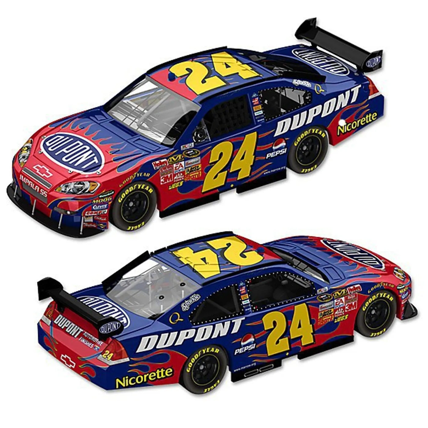 Hendrick Motorsports Jeff Gordon 2008 DuPont 1:24 Scale Diecast Hendrick Motorsports Jeff Gordon 2008 DuPont 1:24 Scale Diecast