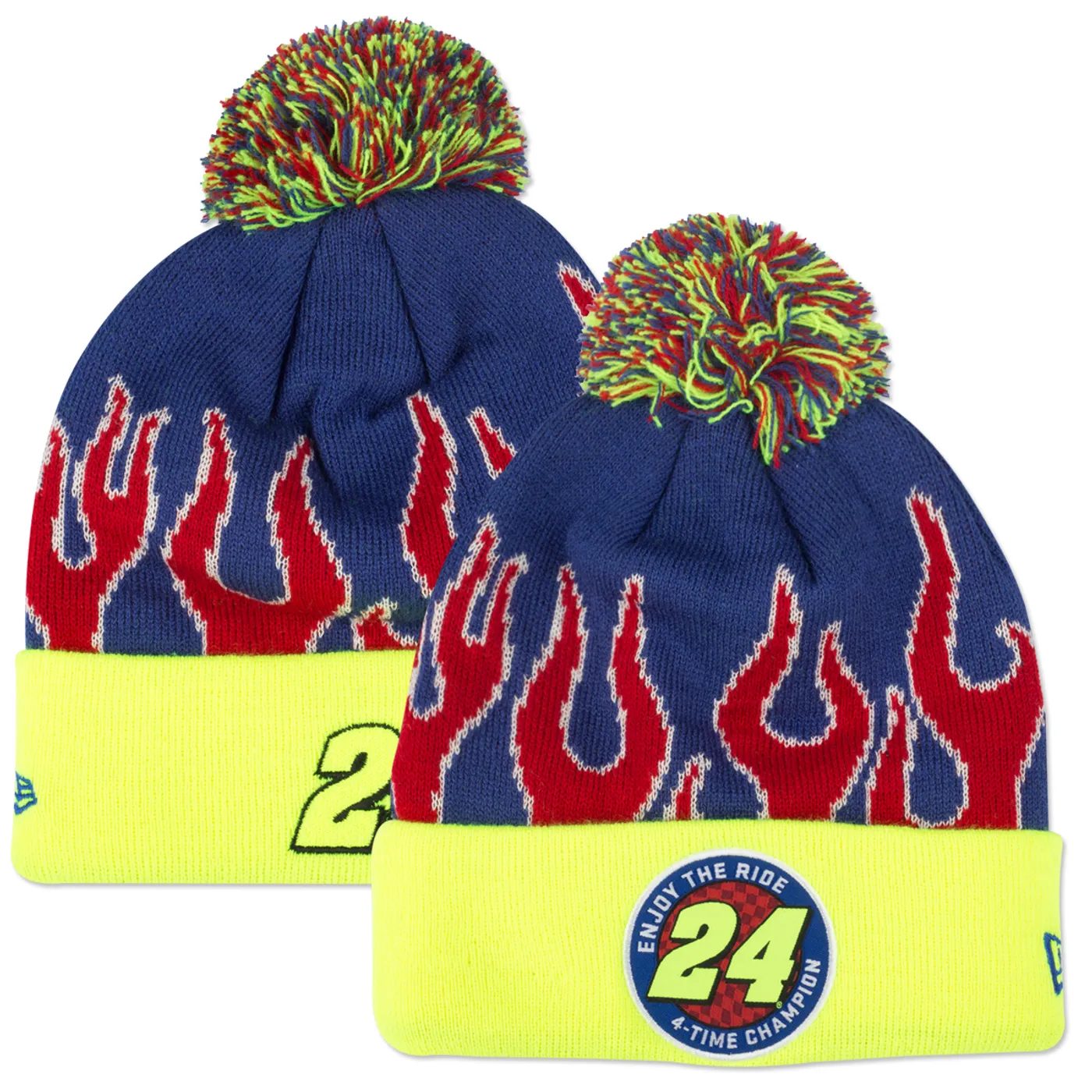 Hendrick Motorsports Jeff Gordon #24 New Era Enjoy the Ride Glow in the Dark Knit Beanie