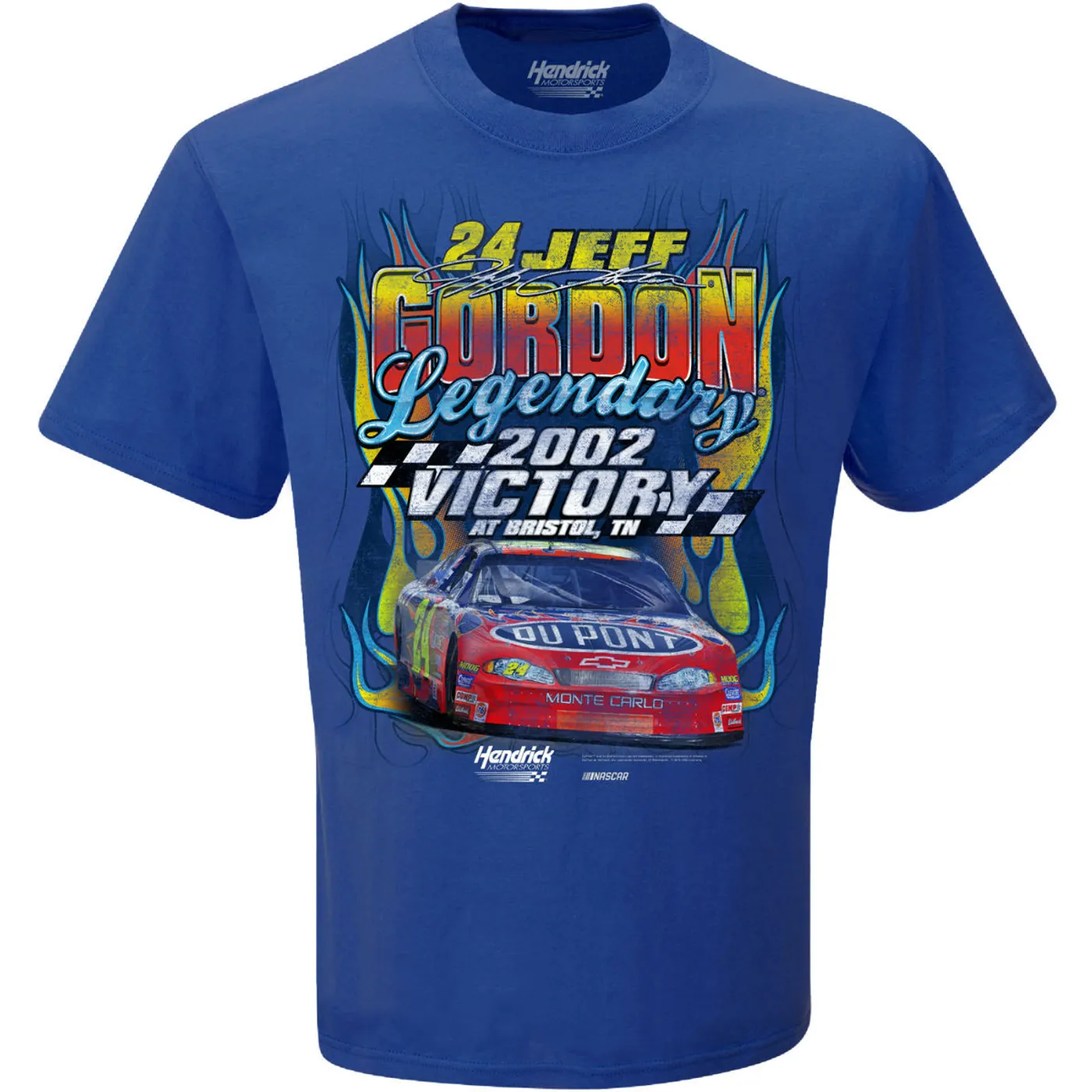 Hendrick Motorsports Jeff Gordon 2002 Bristol Win T-Shirt