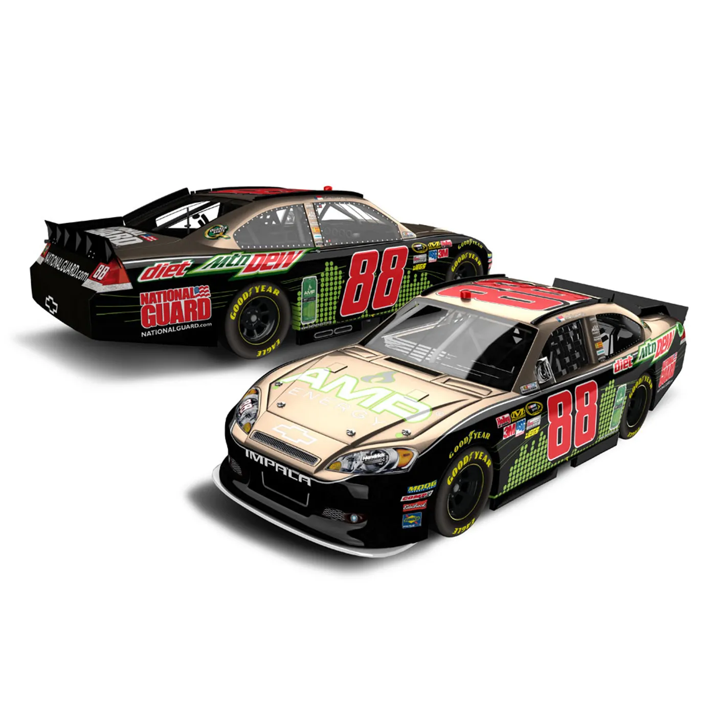 Hendrick Motorsports Dale Jr #88 AMP Rampage 1:24 Scale Diecast