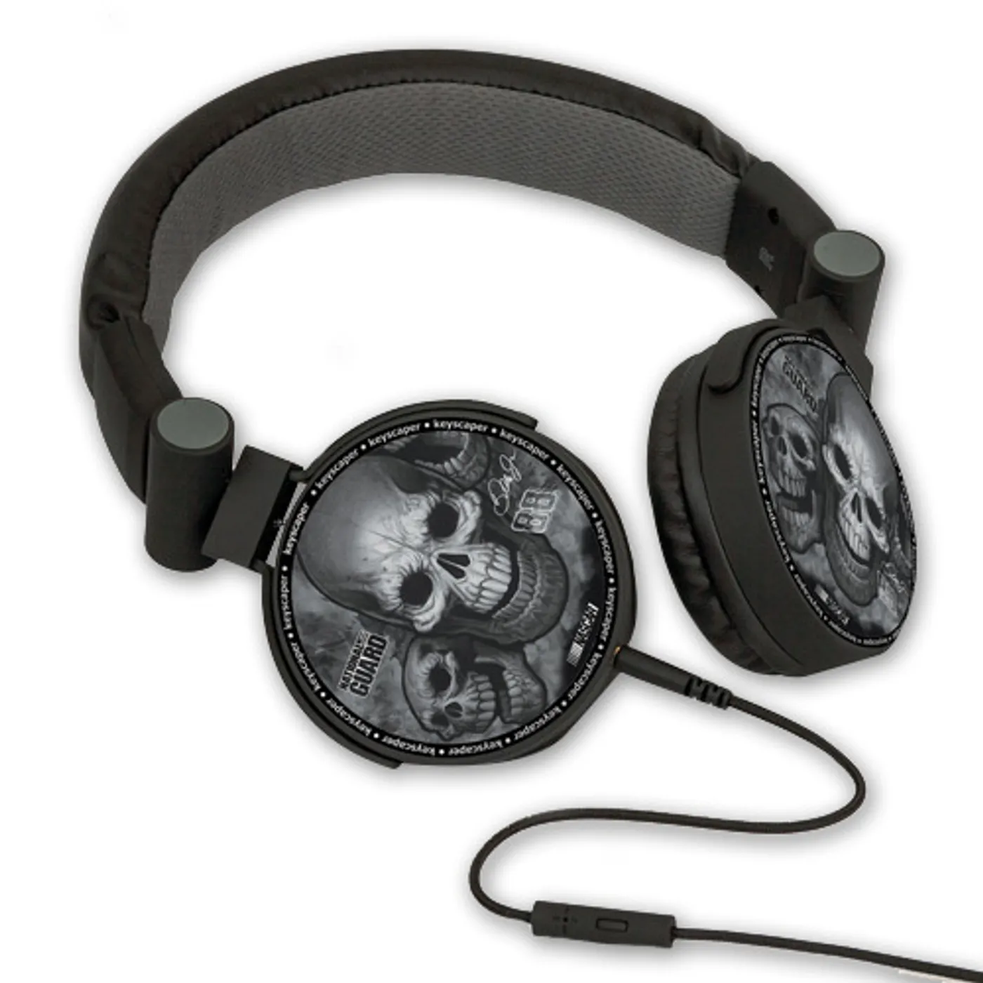 Hendrick Motorsports Dale Jr #88 National Guard Skulls DJ Style Headphones