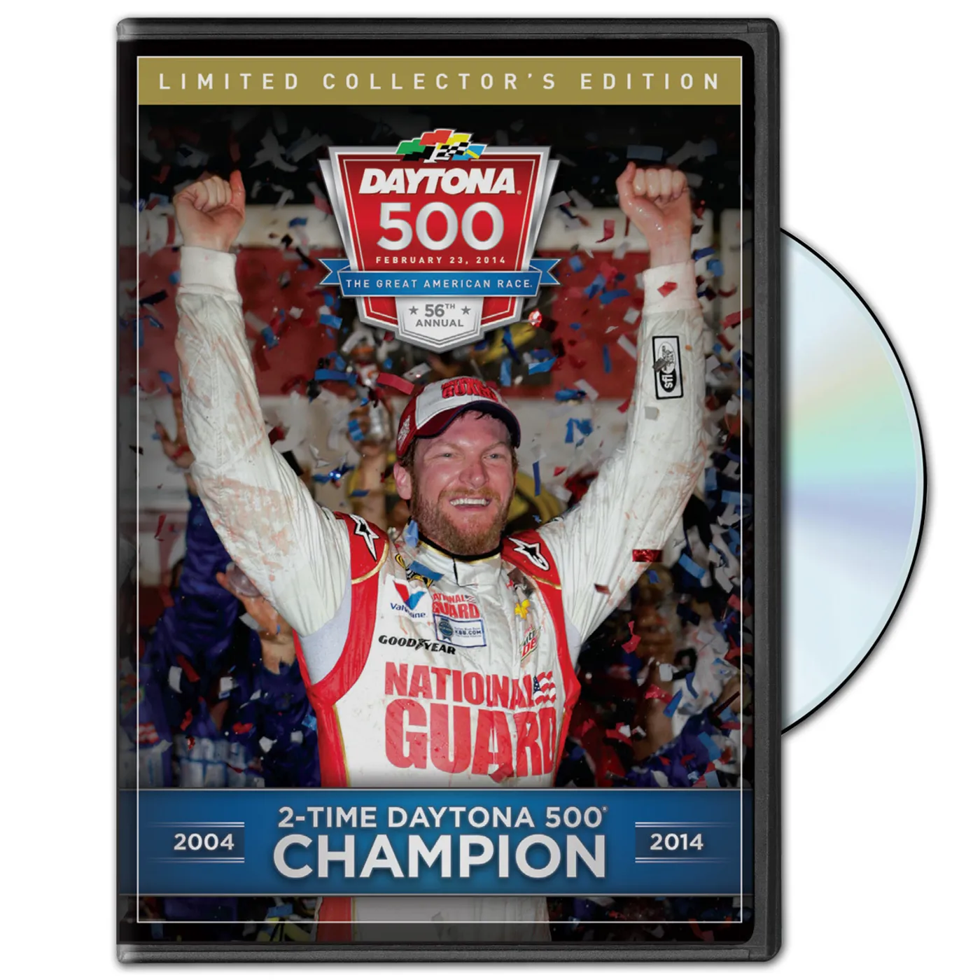 Hendrick Motorsports Dale Jr. - 2-TIME DAYTONA 500 CHAMPION 2004 & 2014 DVD