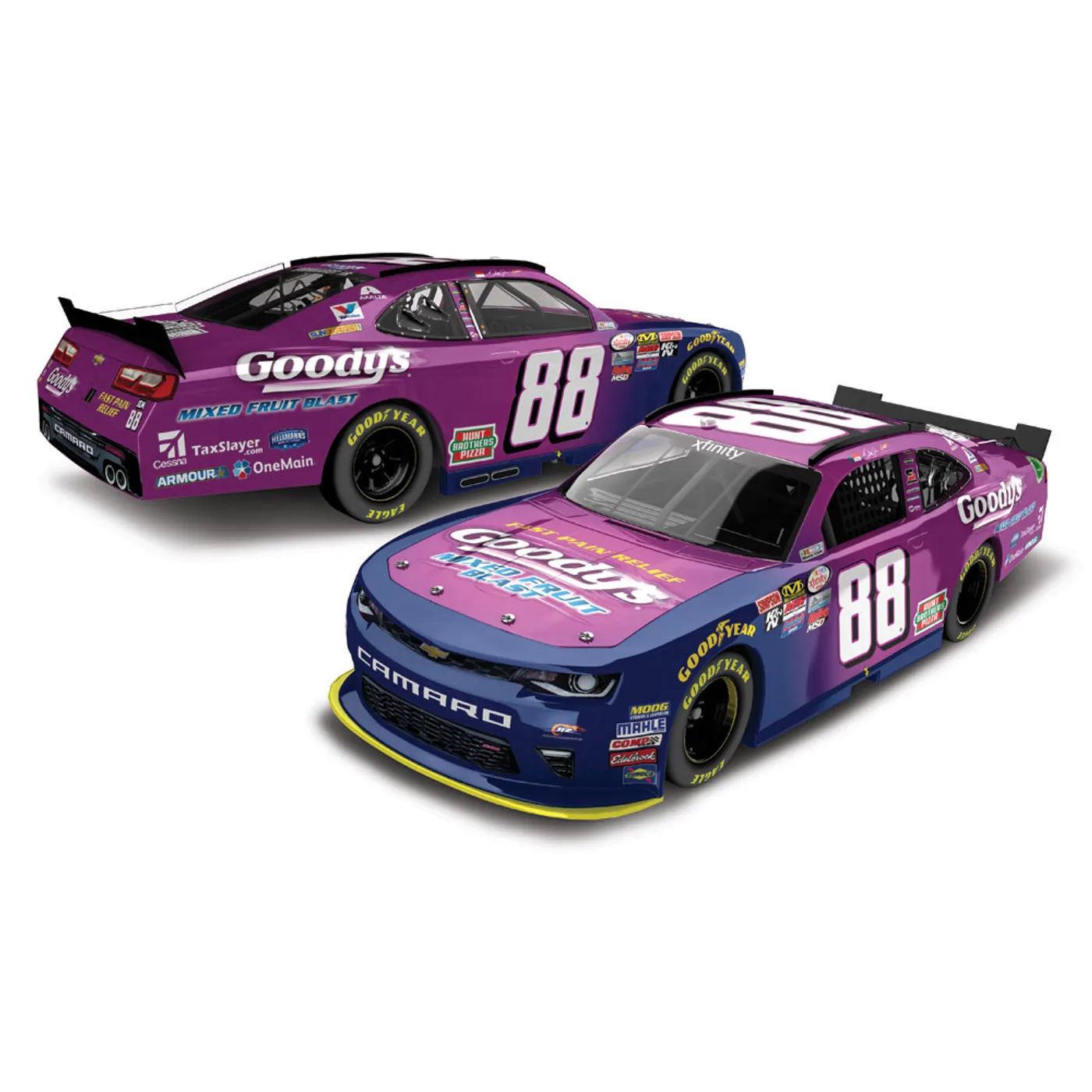 Hendrick Motorsports Dale Jr. 2016 #88 Goody's 1:24 NASCAR XFINITY Series Die-Cast