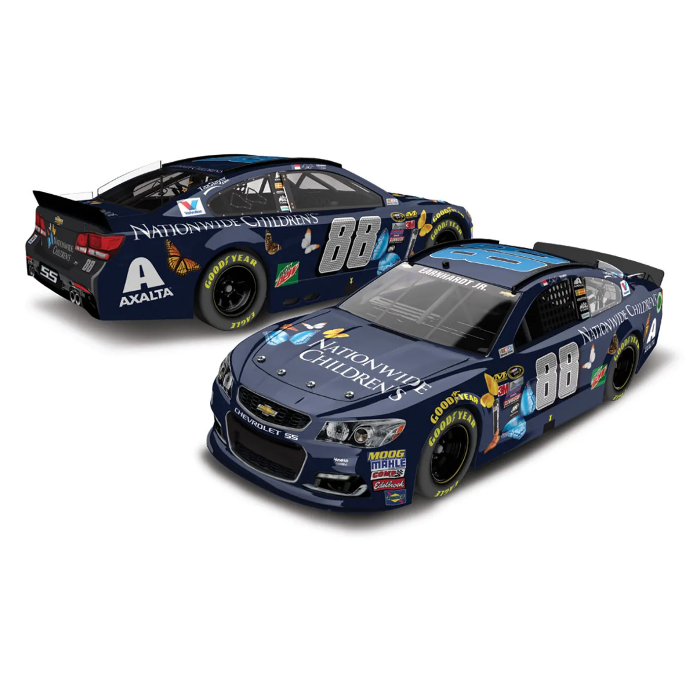Hendrick Motorsports Dale JR. #88 Nationwide Children's Hospital 1:24 NASCAR XFINITY Series Die-Cast