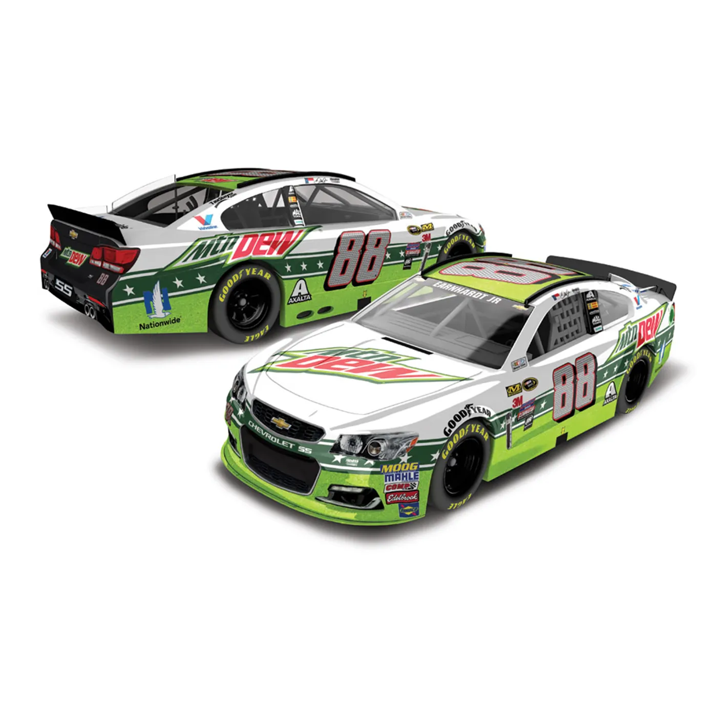 Hendrick Motorsports Dale Jr. 2016 #88 Mountain Dew All-Star 1:64 Scale Nascar Sprint Cup Series Die-Cast
