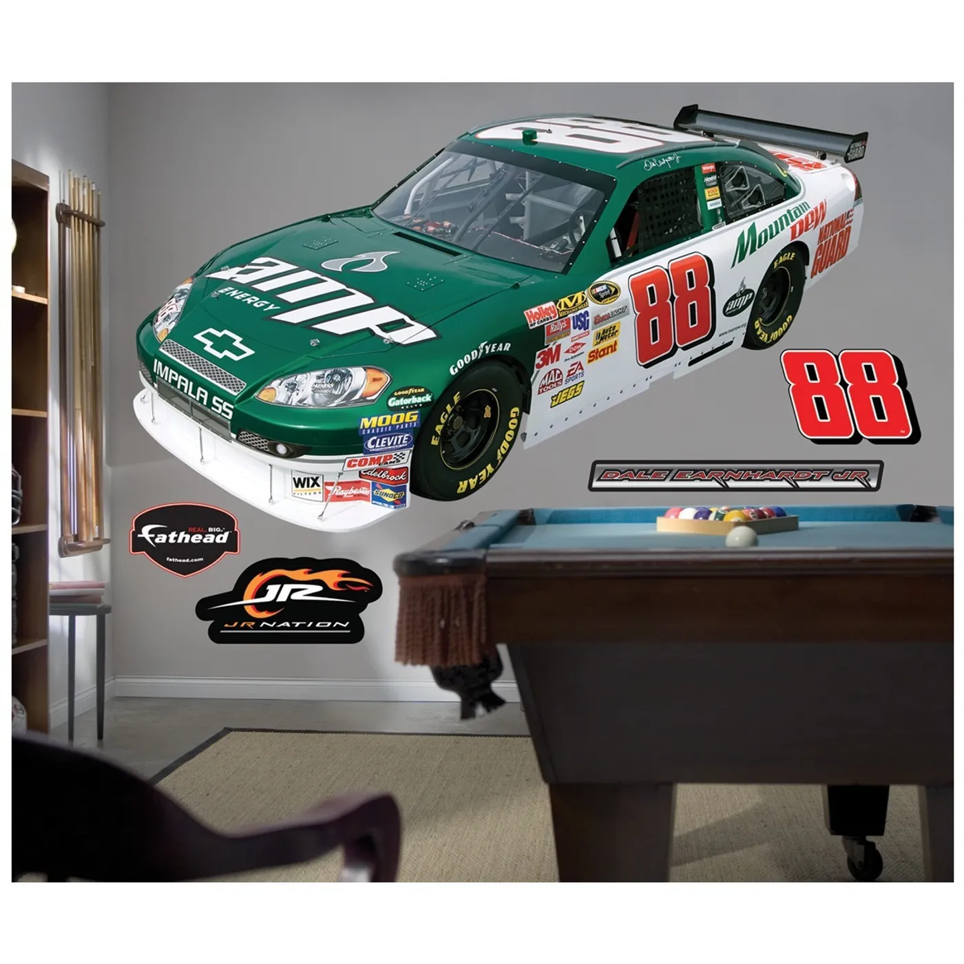 Hendrick Motorsports Dale Jr - AMP Car Fathead Decal
