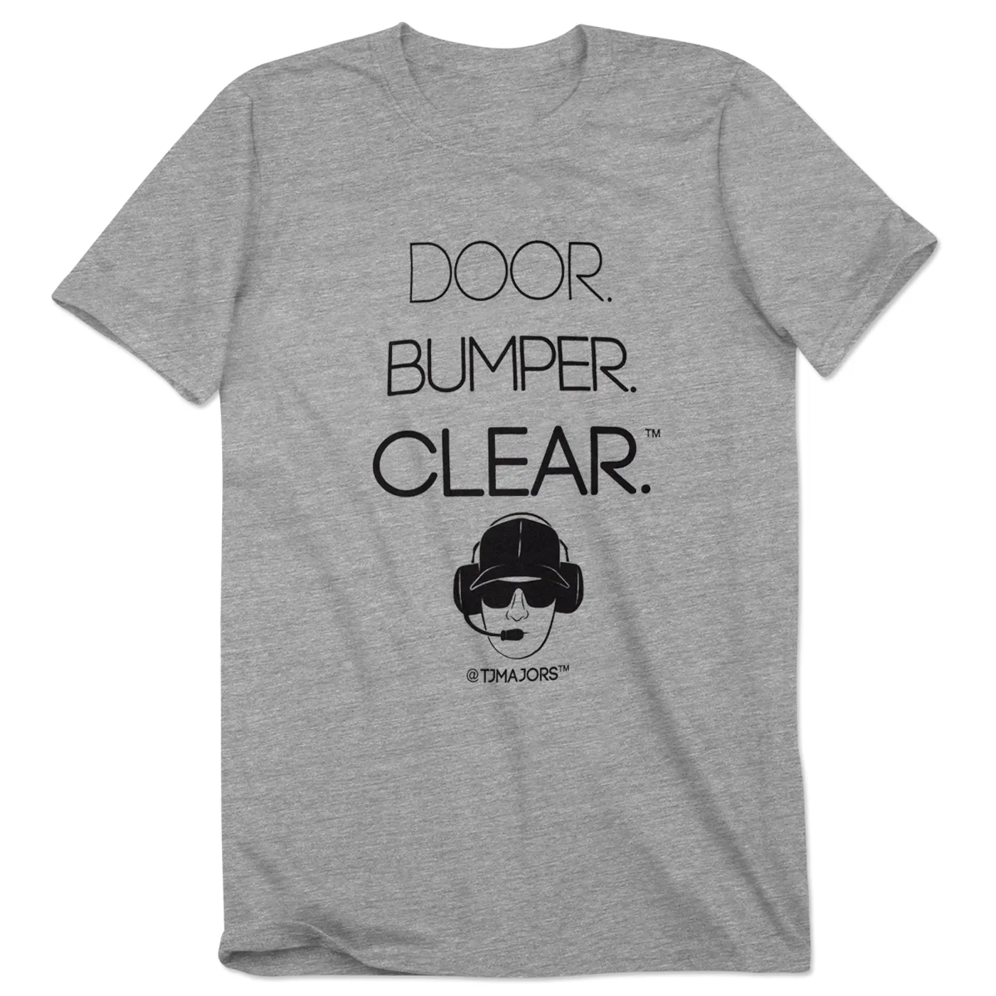 Hendrick Motorsports Dale Jr. #88 TJ Majors Door Bumper Clear T-Shirt