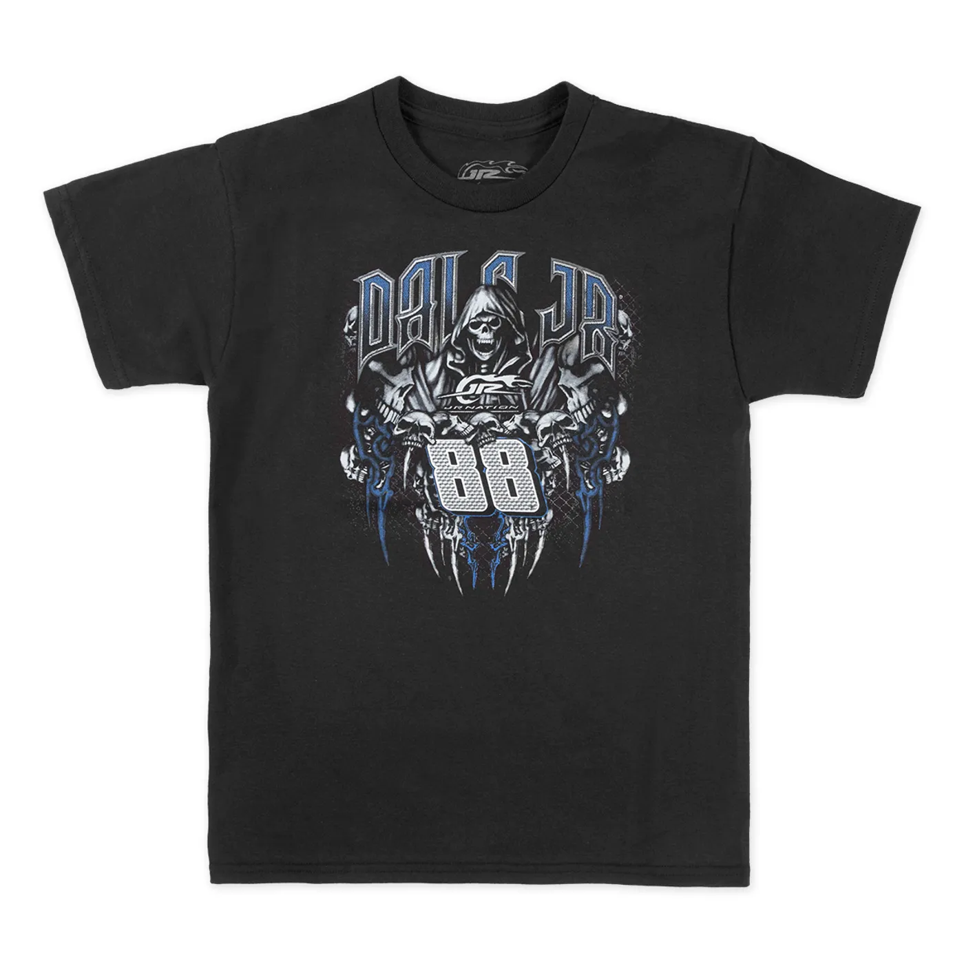 Hendrick Motorsports Dale Jr Helmet Skull Youth Graphic T-shirt