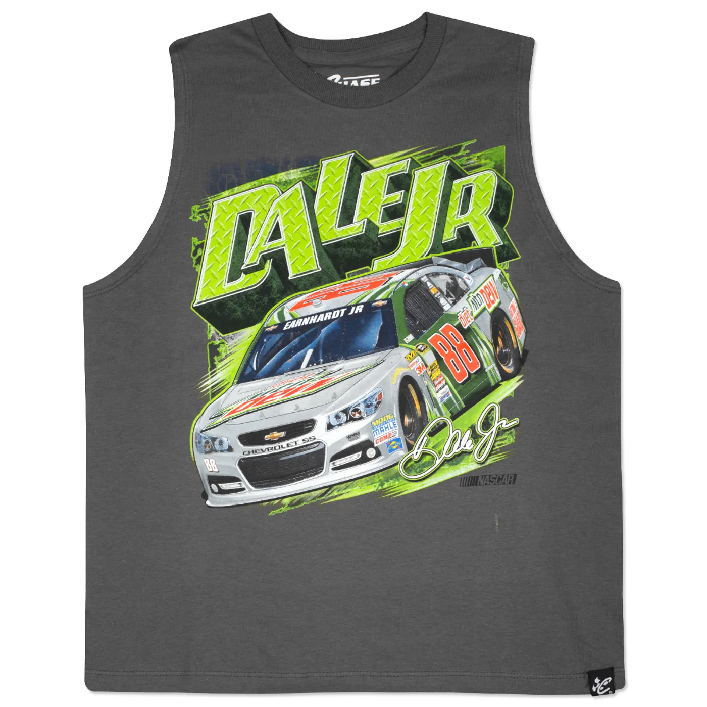 Hendrick Motorsports Dale Jr #88 National Guard Youth Wedge Muscle T-shirt